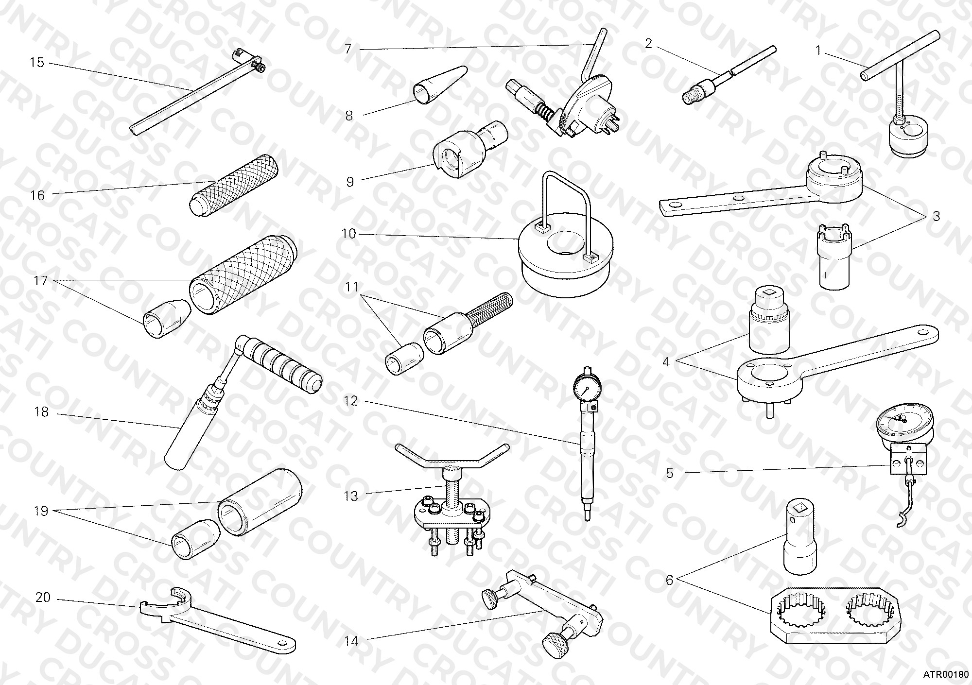 Workshop Service Tools, Engine Ii