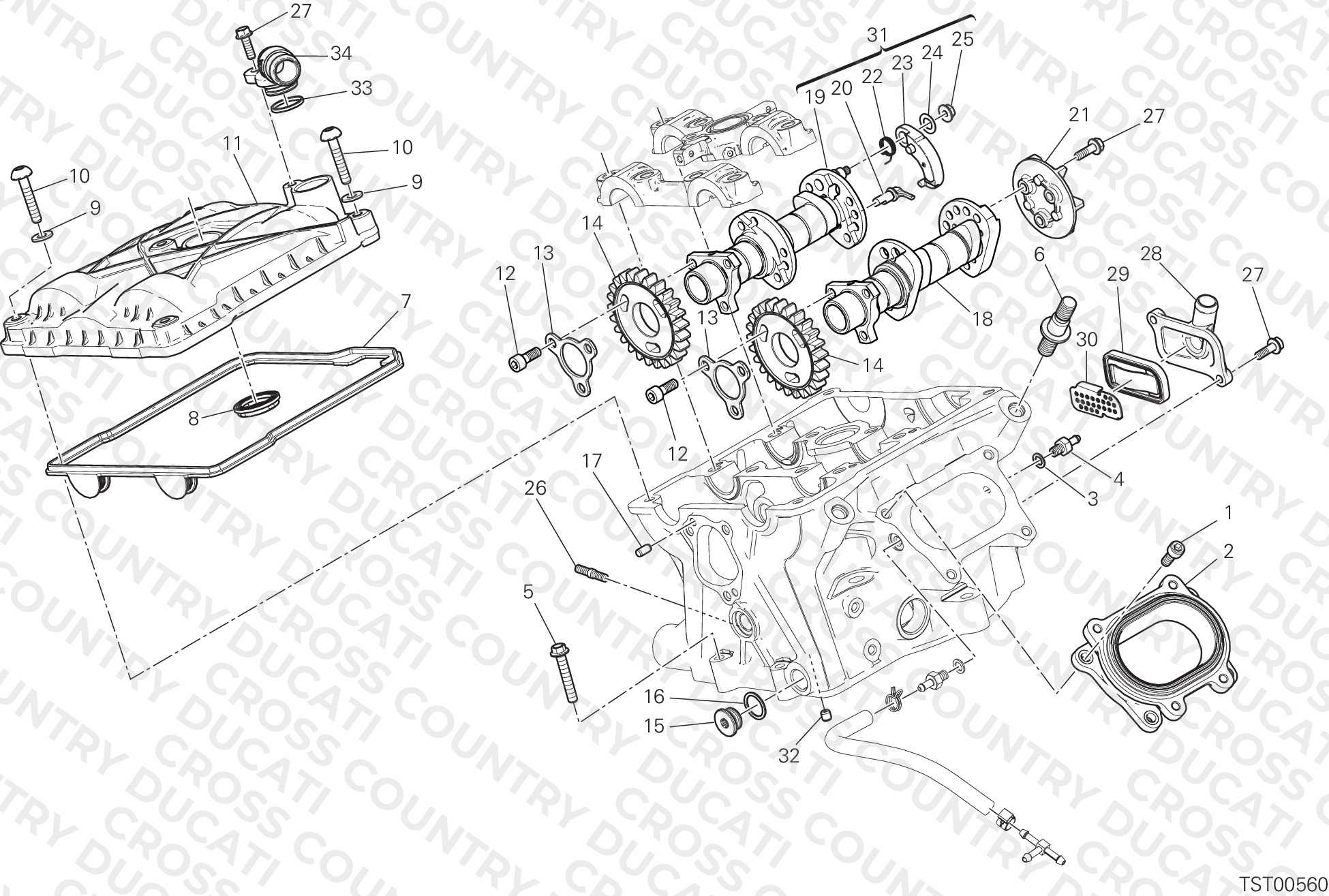 Vertical Cylinder Head - Timing