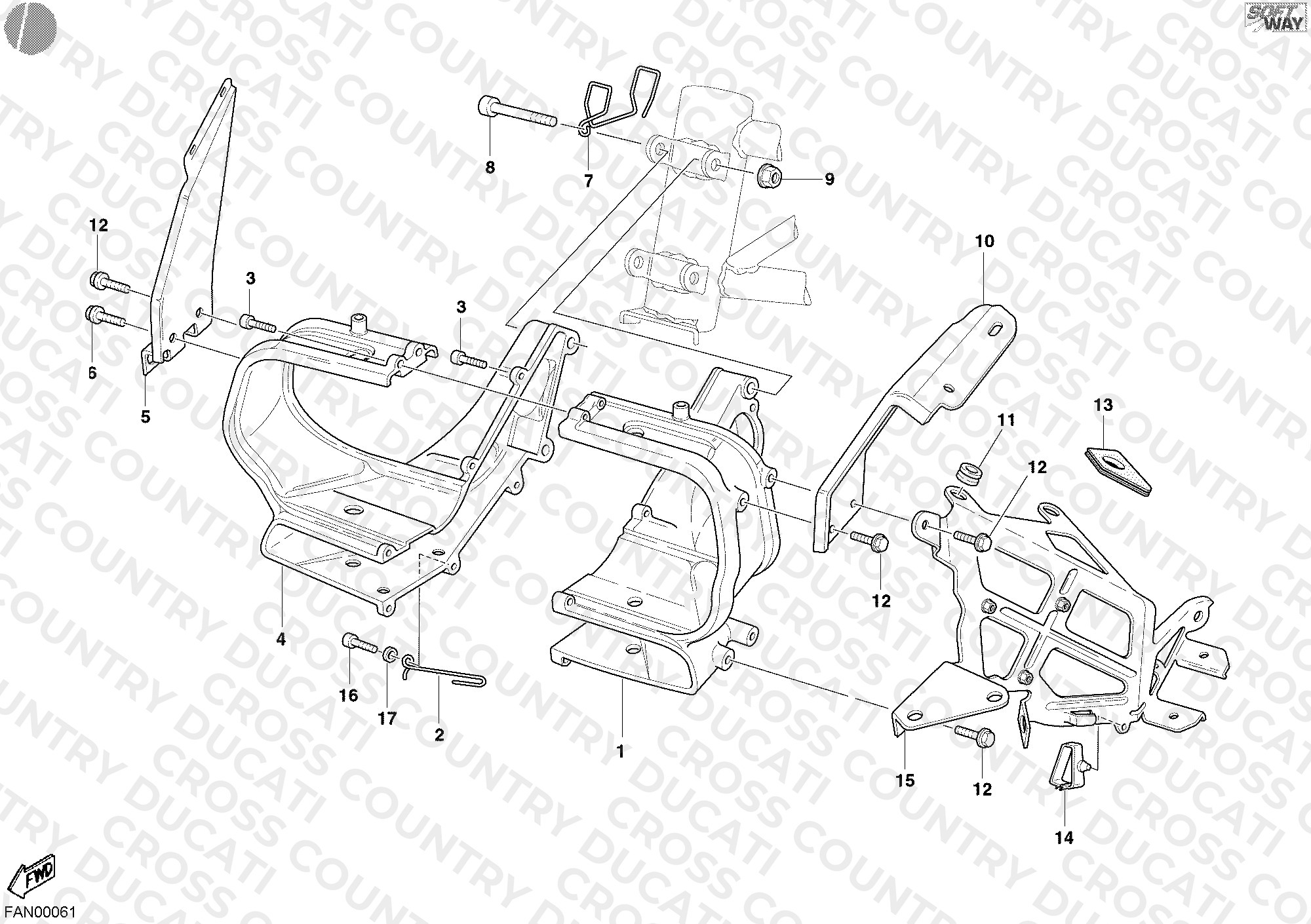 Bracket, Headlight