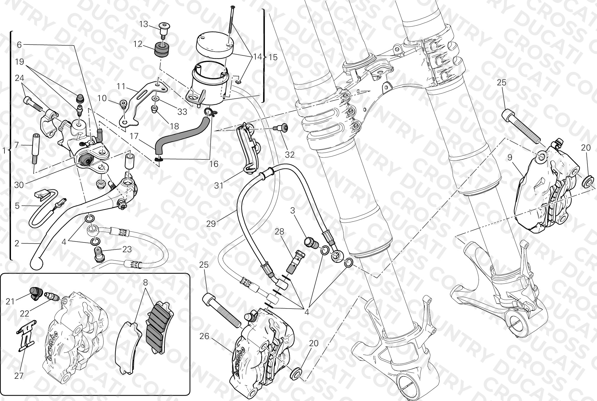 Front Brake System