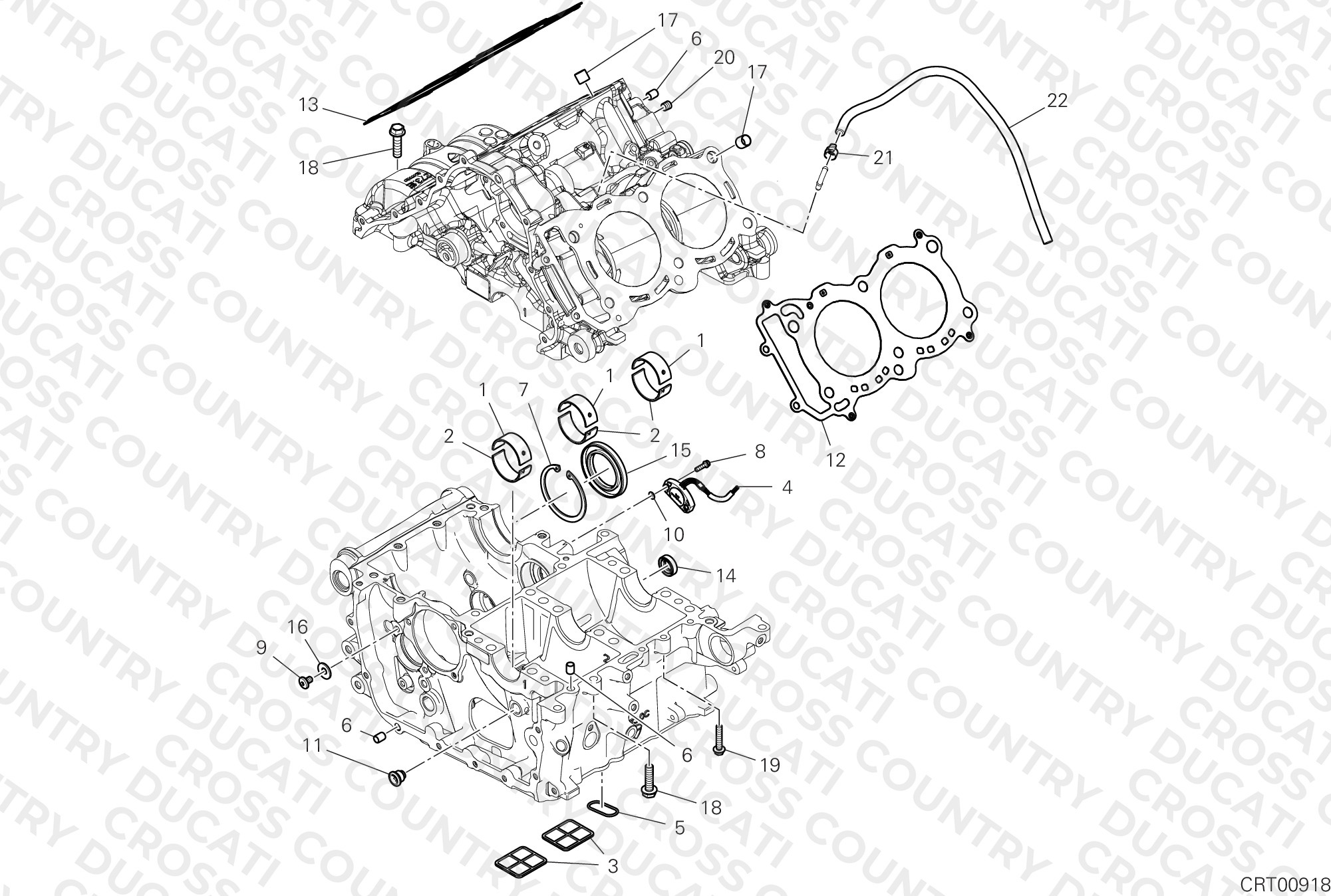 Half-Crankcases Pair