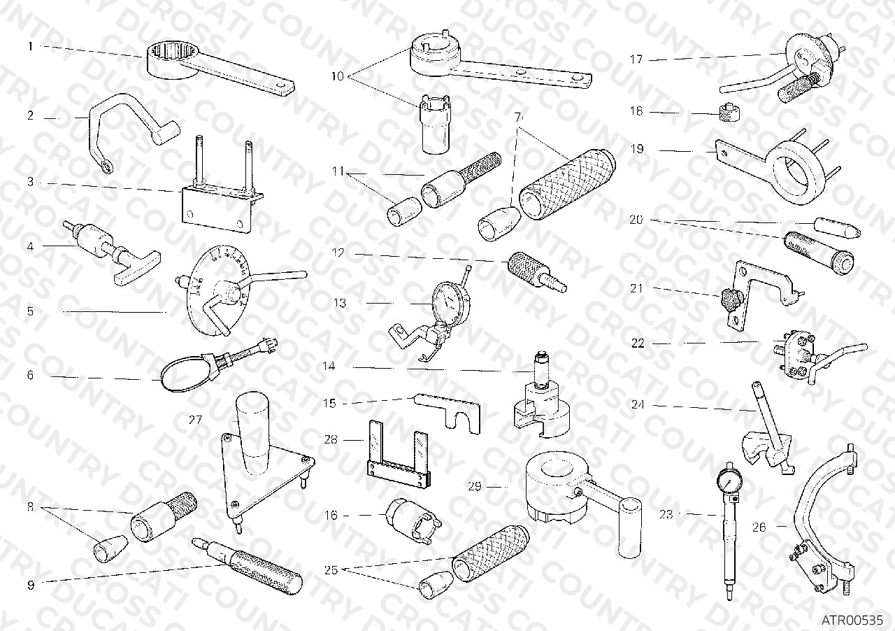 Workshop Service Tools, Engine