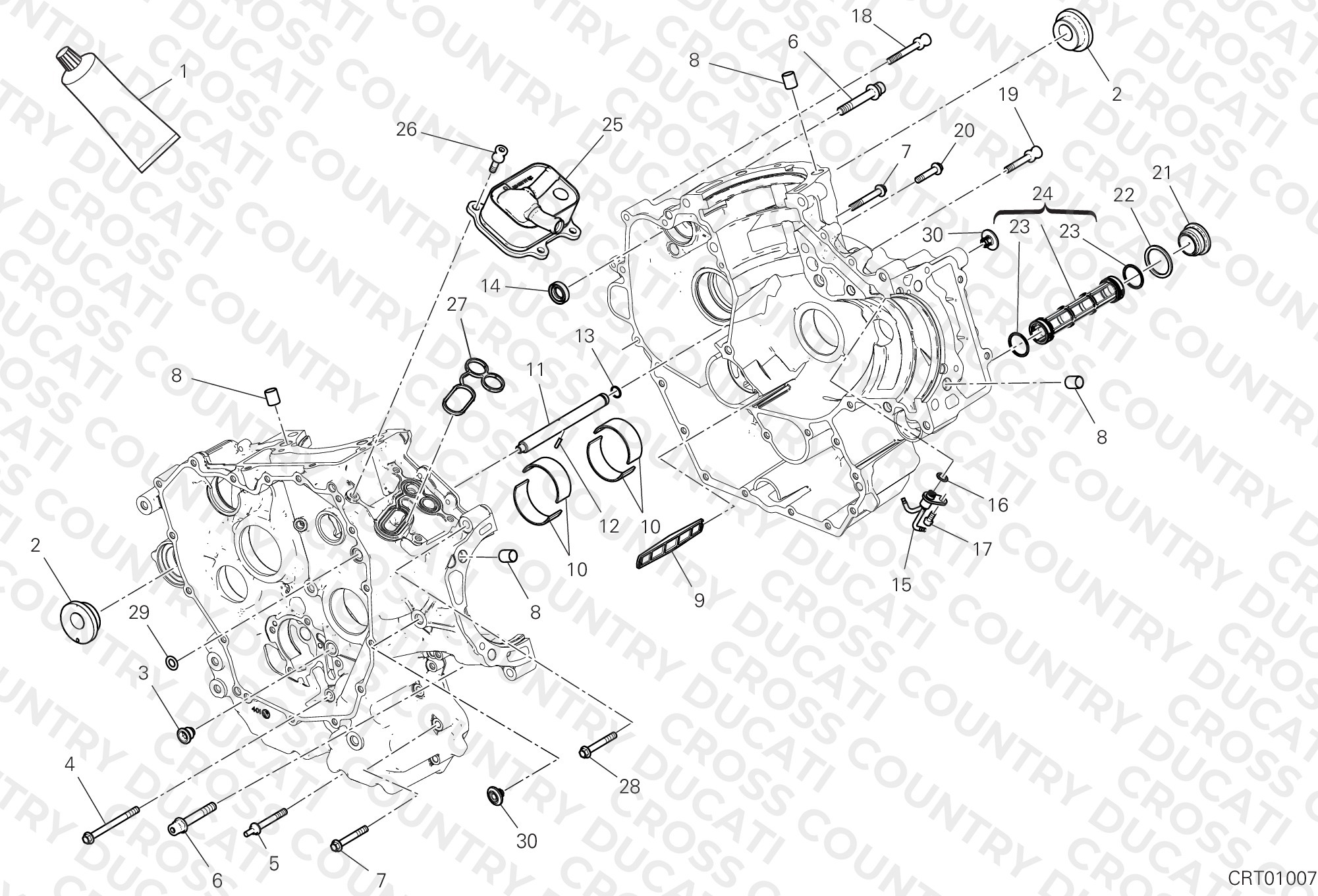 Half-Crankcases Pair