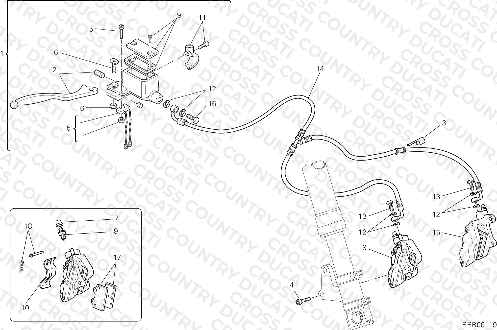 Front Brake System 1ST Series
