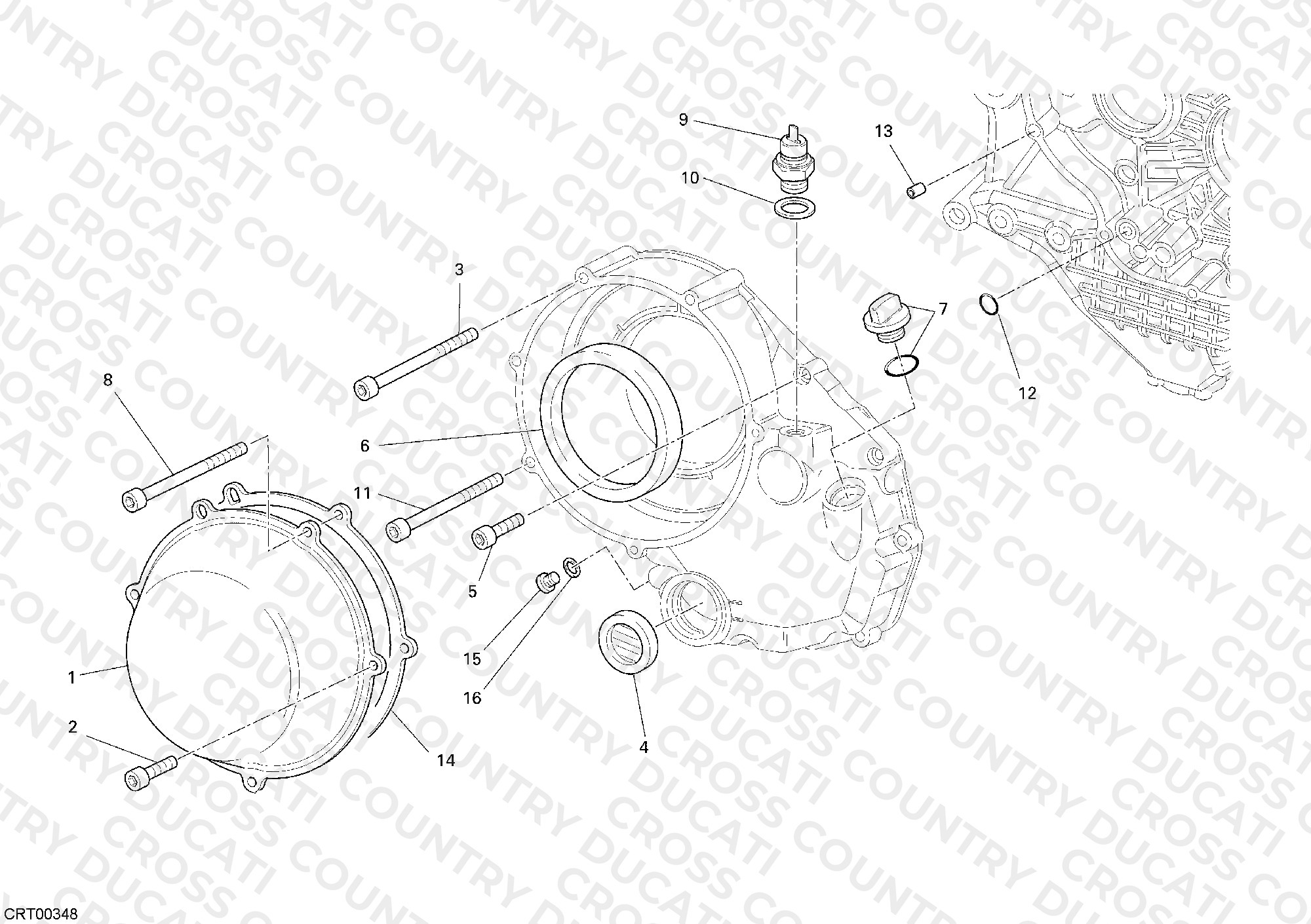 Clutch Cover, Outer