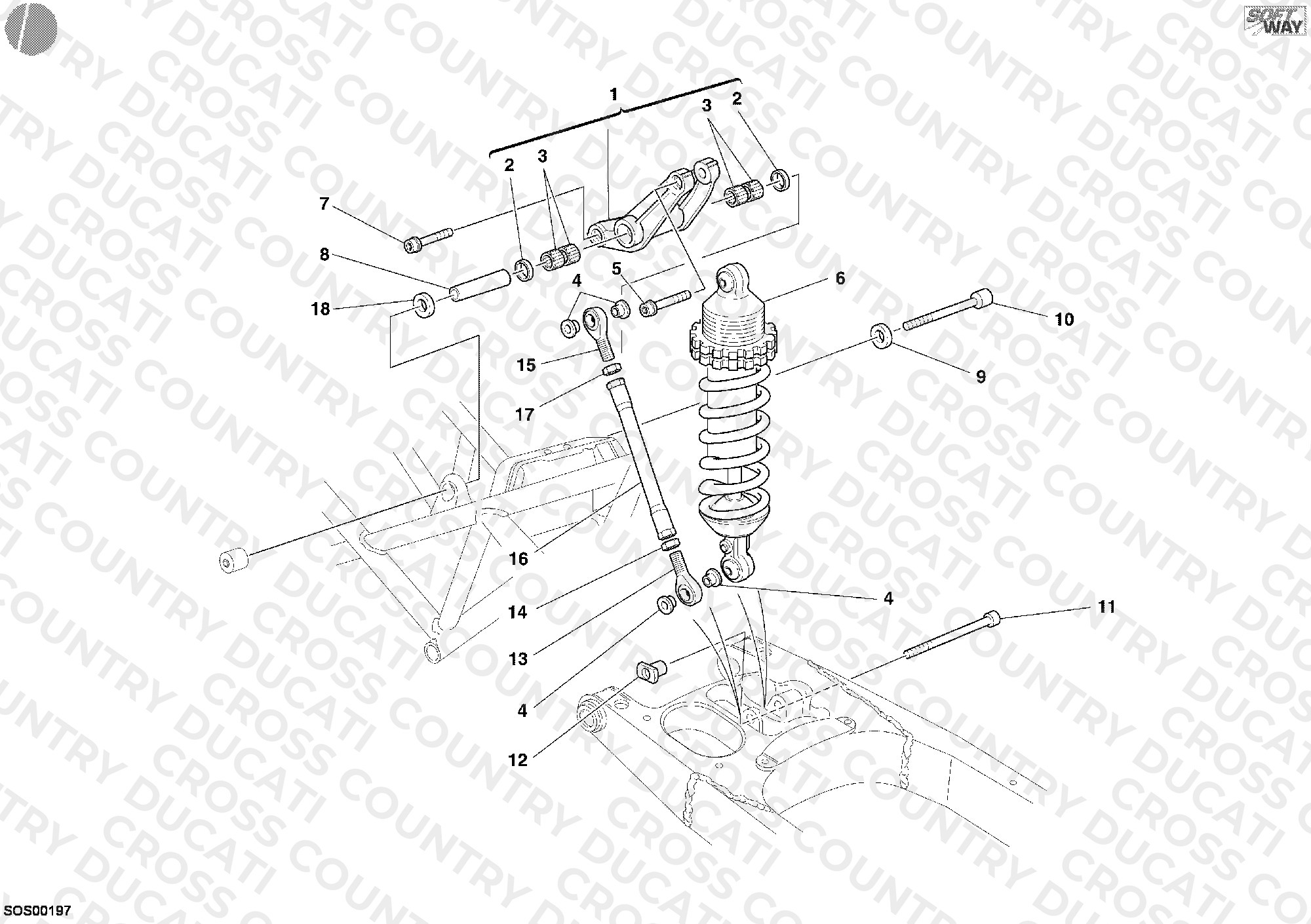 Rear Shock Absorber Capirex