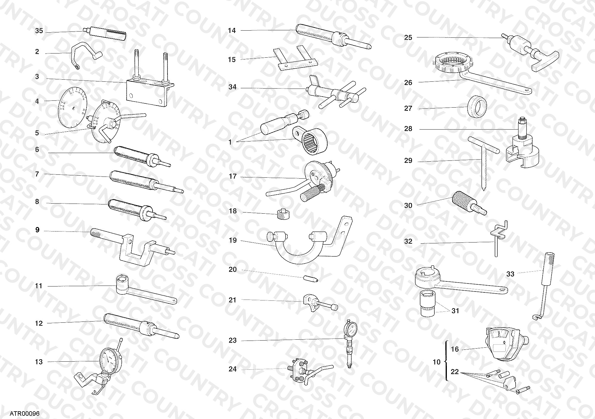 Workshop Service Tools, Engine
