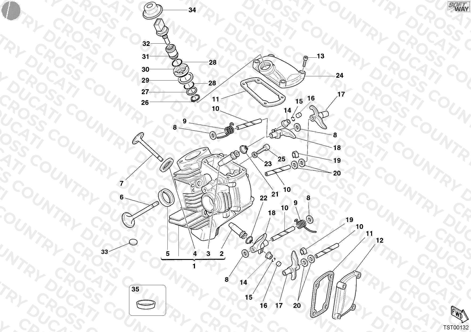Horizontal Cylinder Head