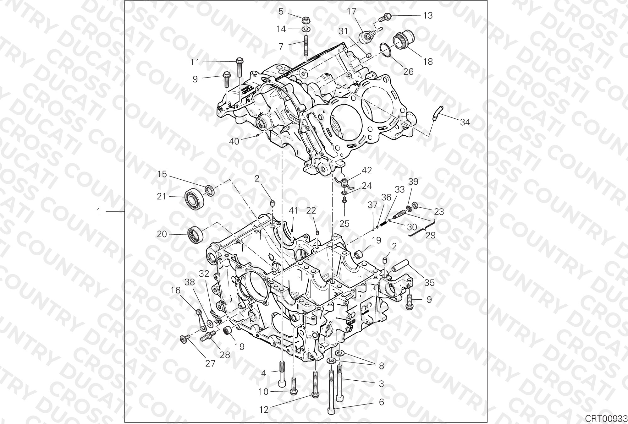 Half-Crankcases Pair
