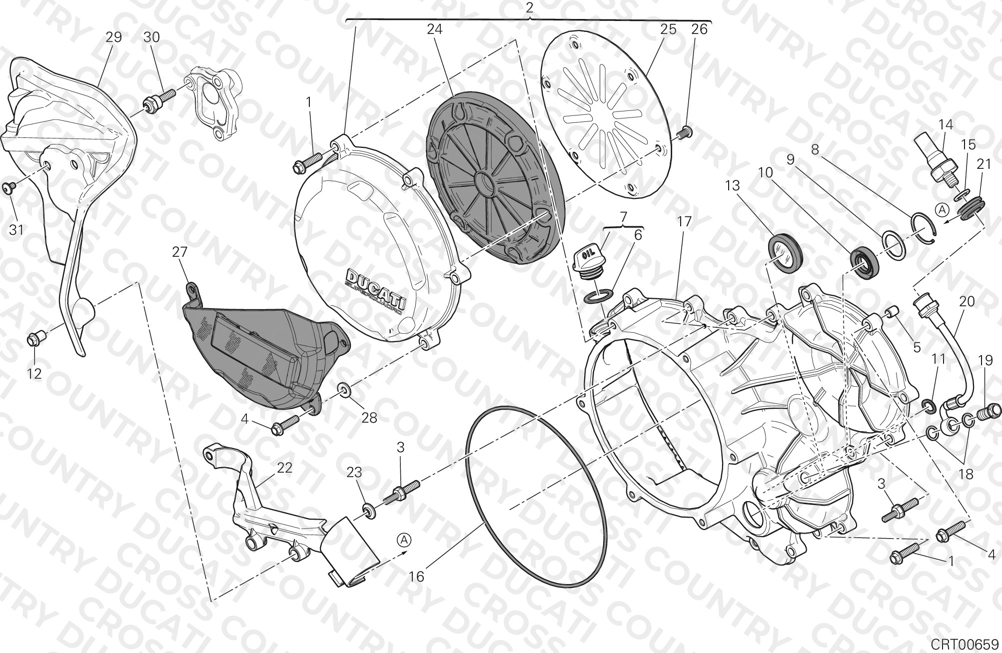 Clutch - Side Crankcase Cover