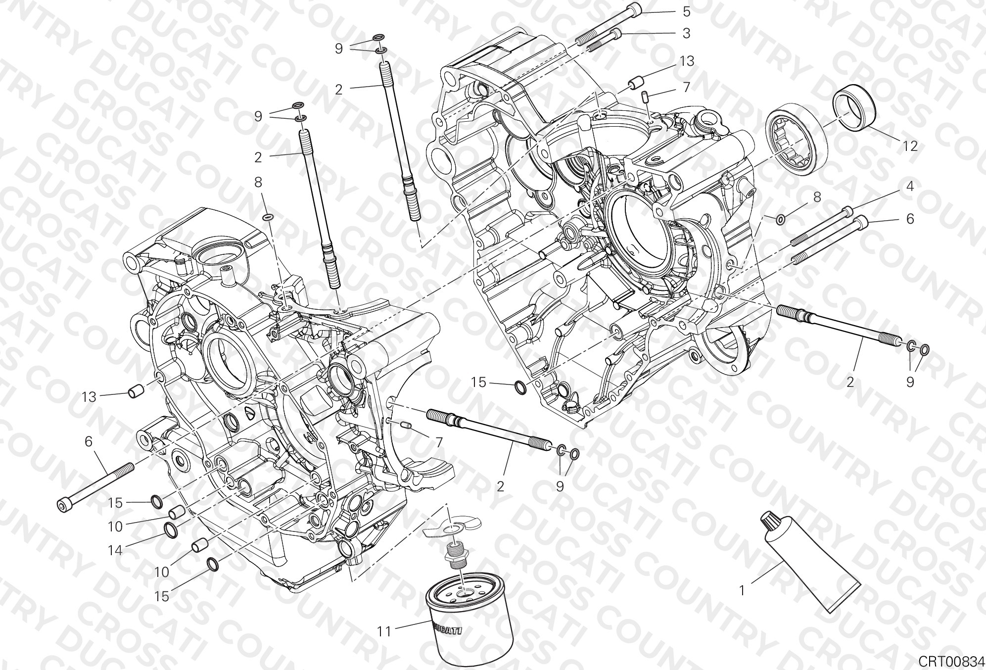 Half-Crankcases Pair