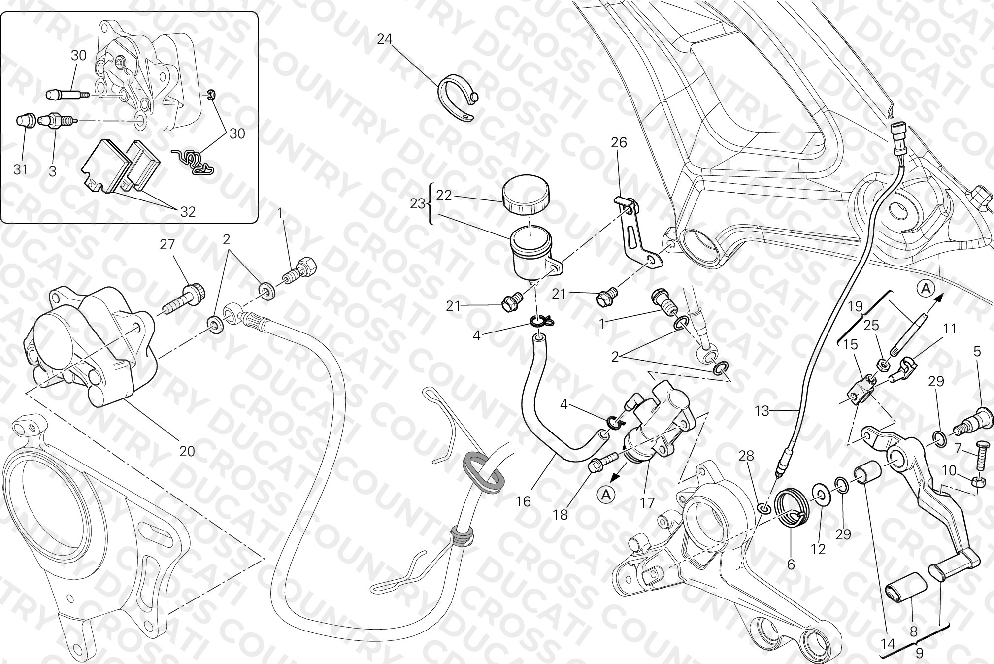 Rear Brake System