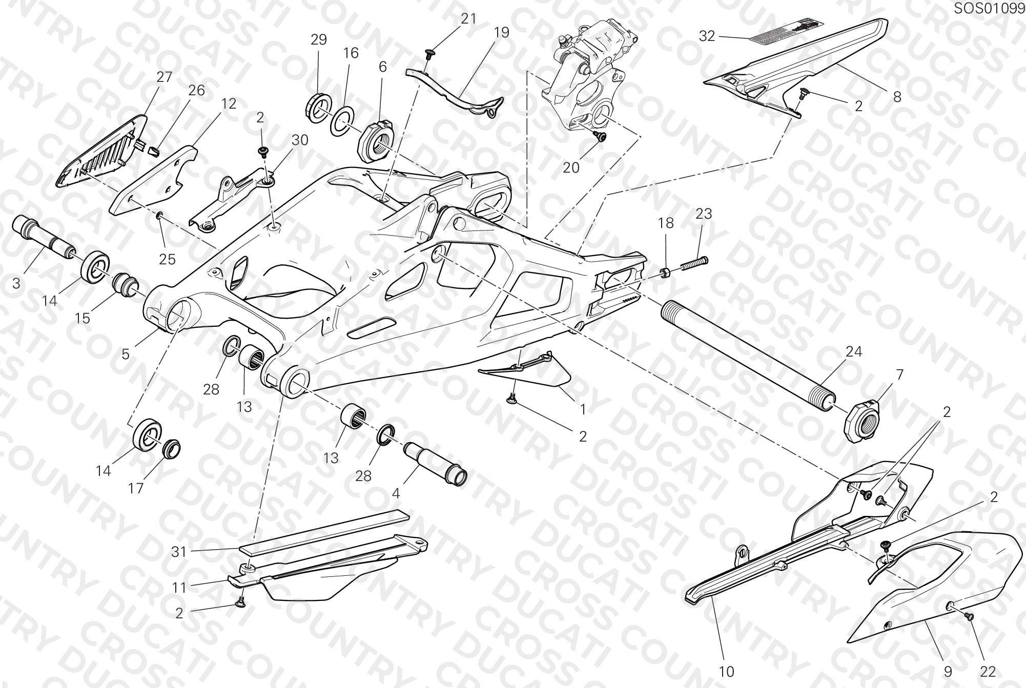 Rear Swinging Arm