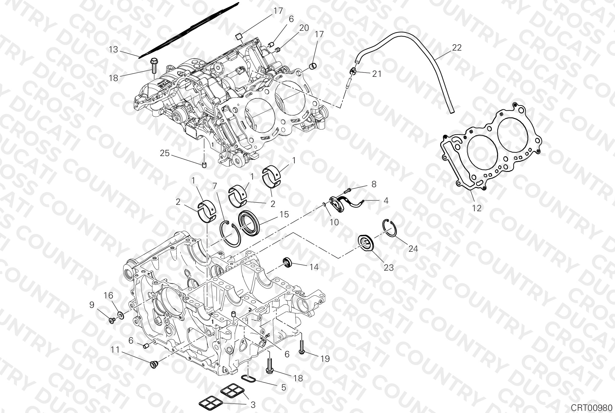 Half-Crankcases Pair