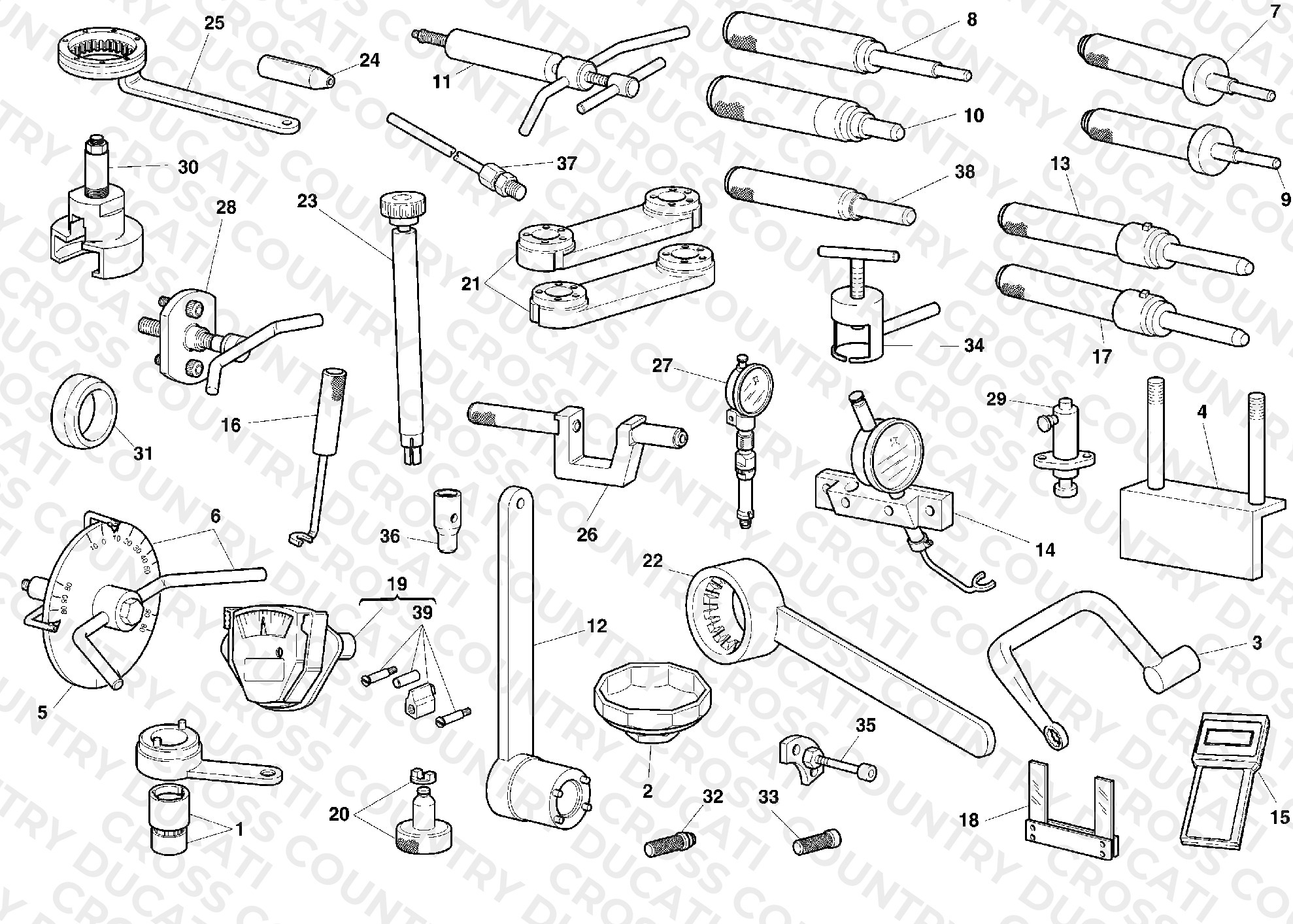 Workshop Service Tools, Engine