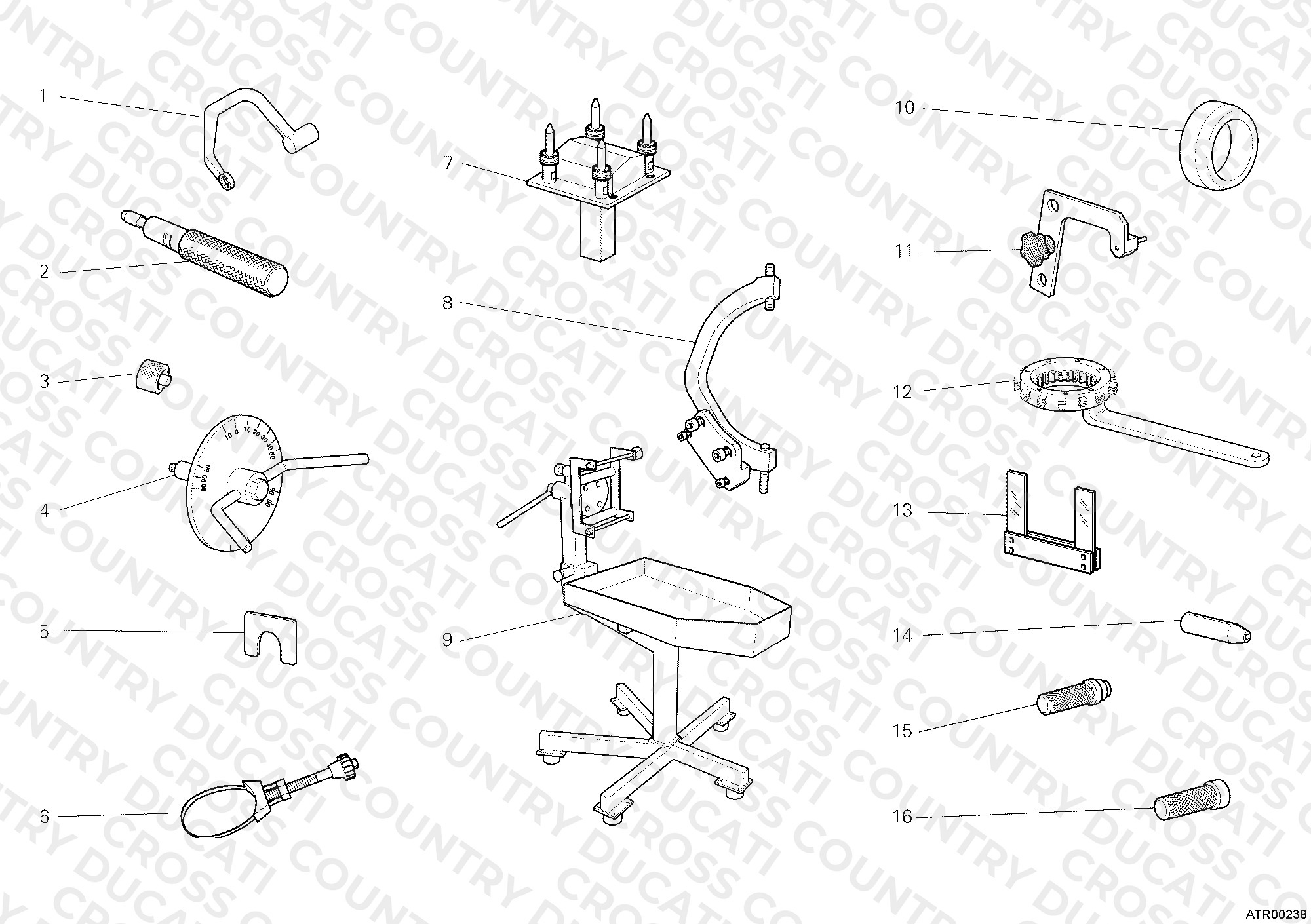 Workshop Service Tools, Engine I