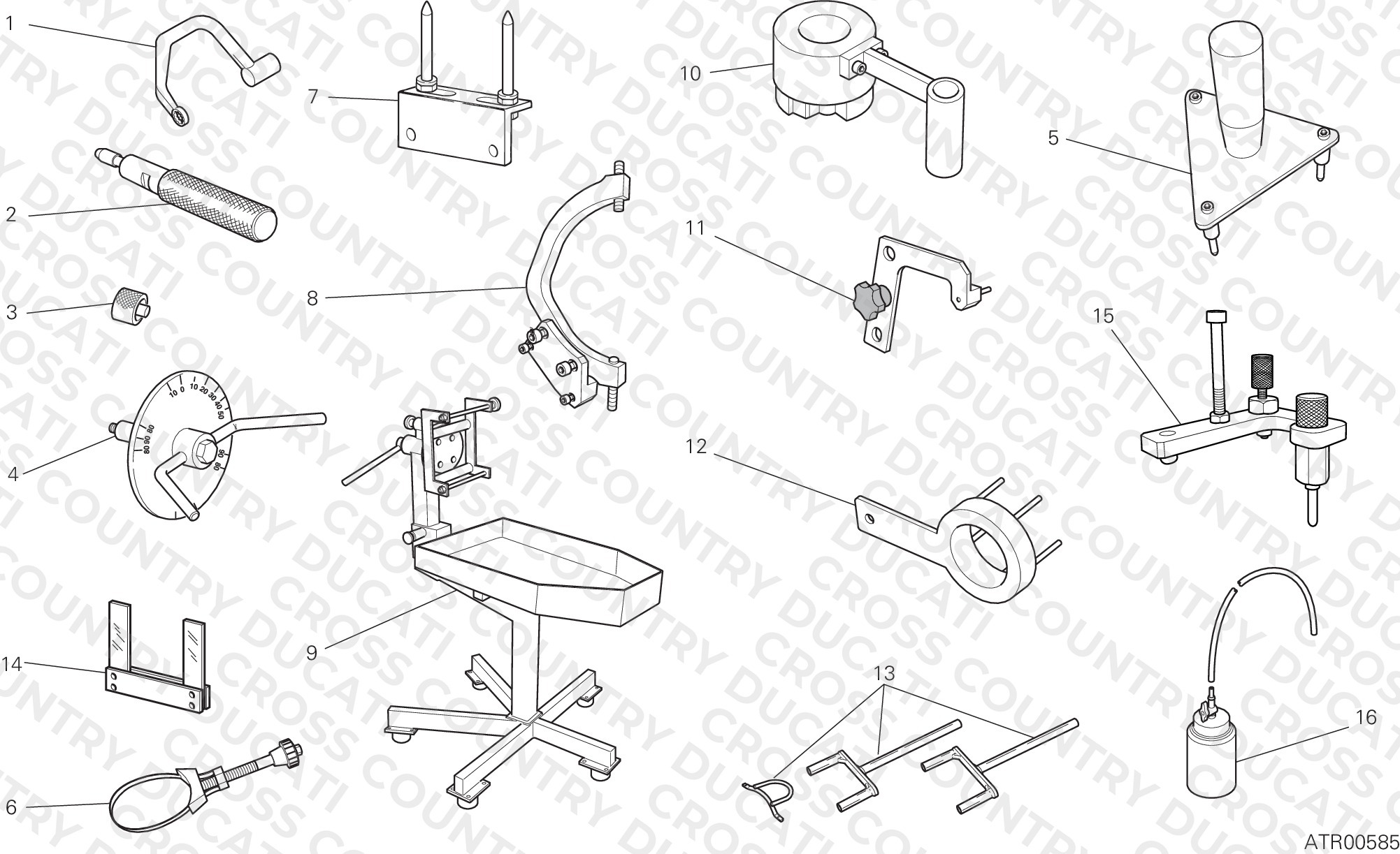Workshop Service Tools, Engine