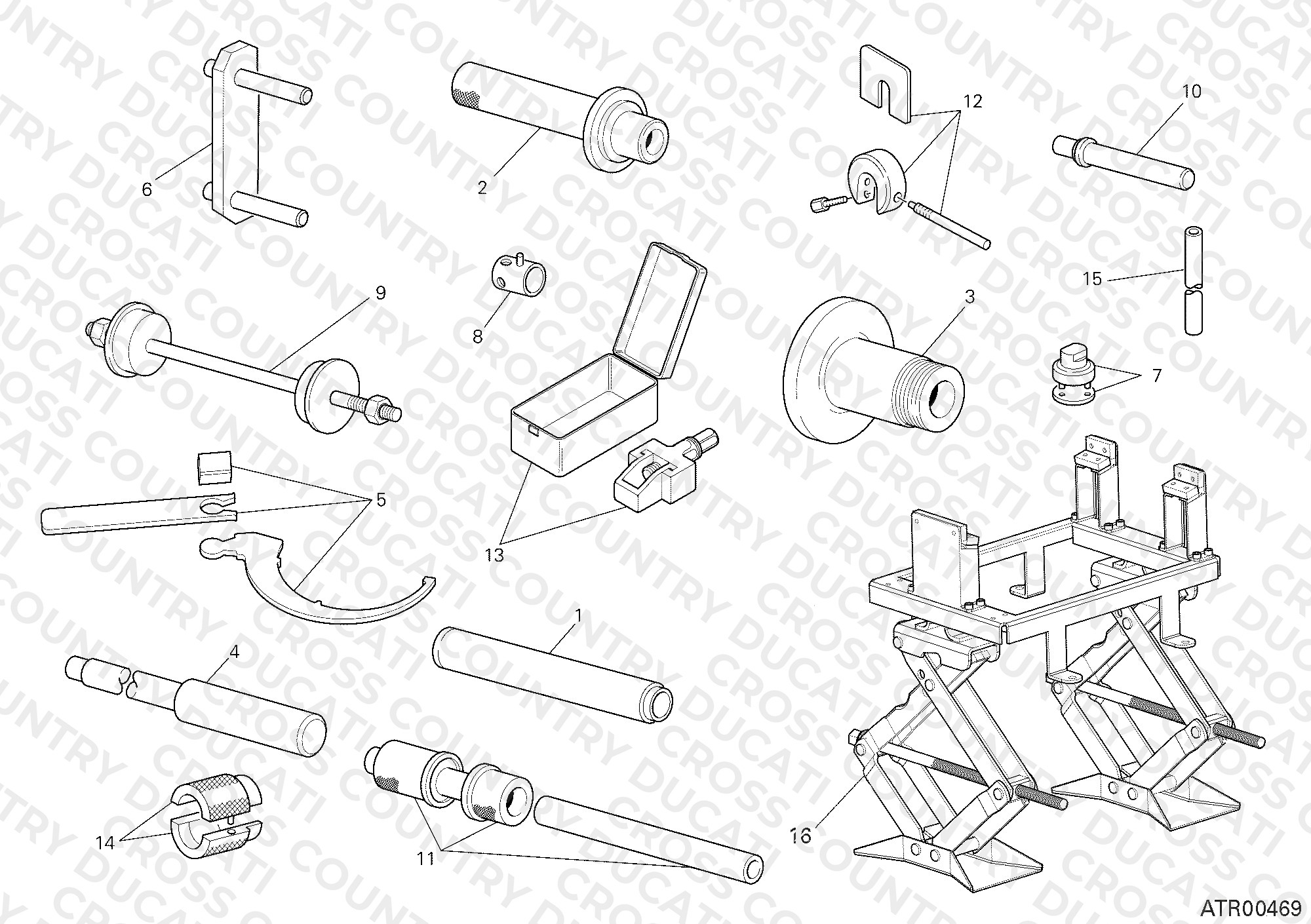 Workshop Service Tools, Frame