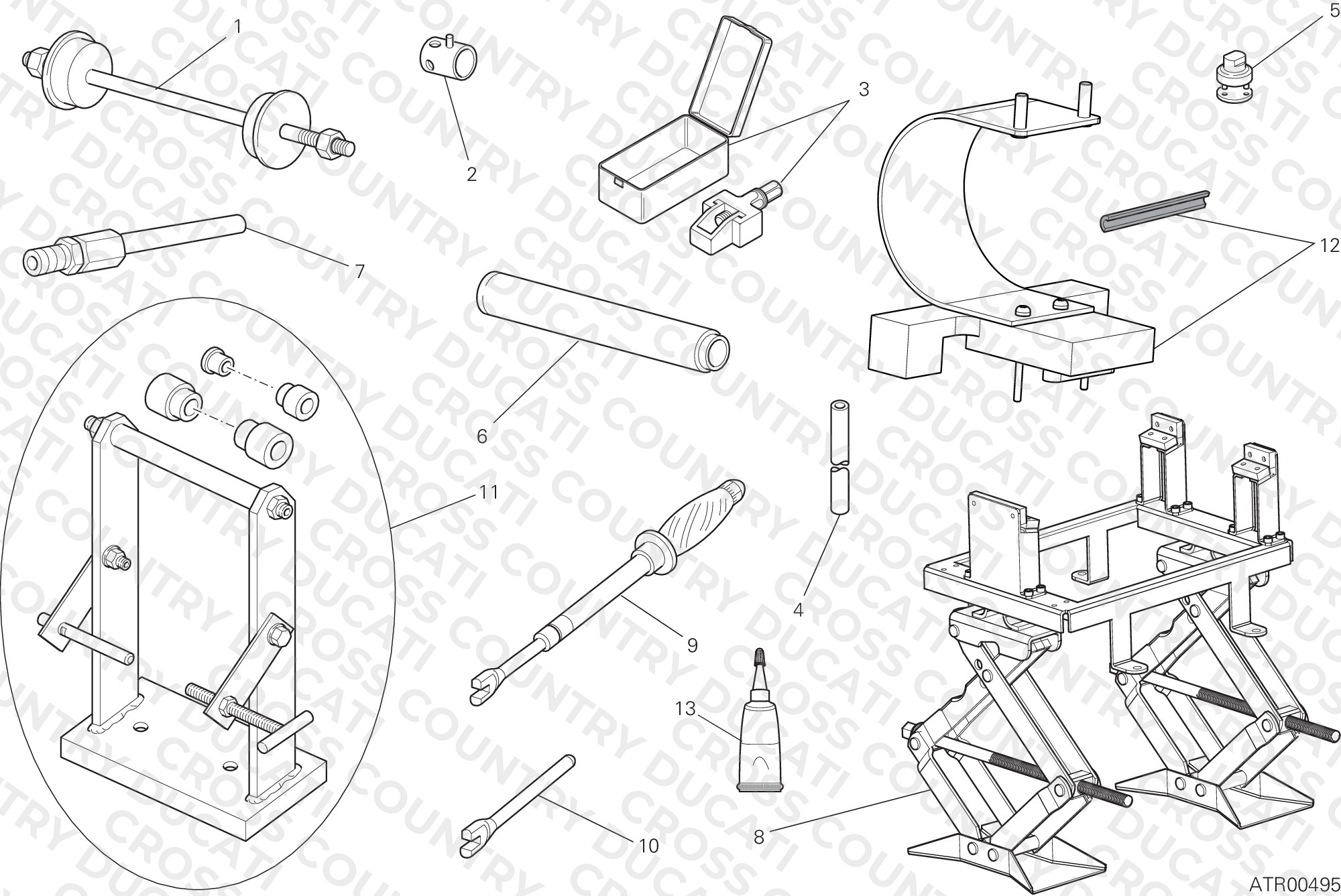 Workshop Service Tools, Frame
