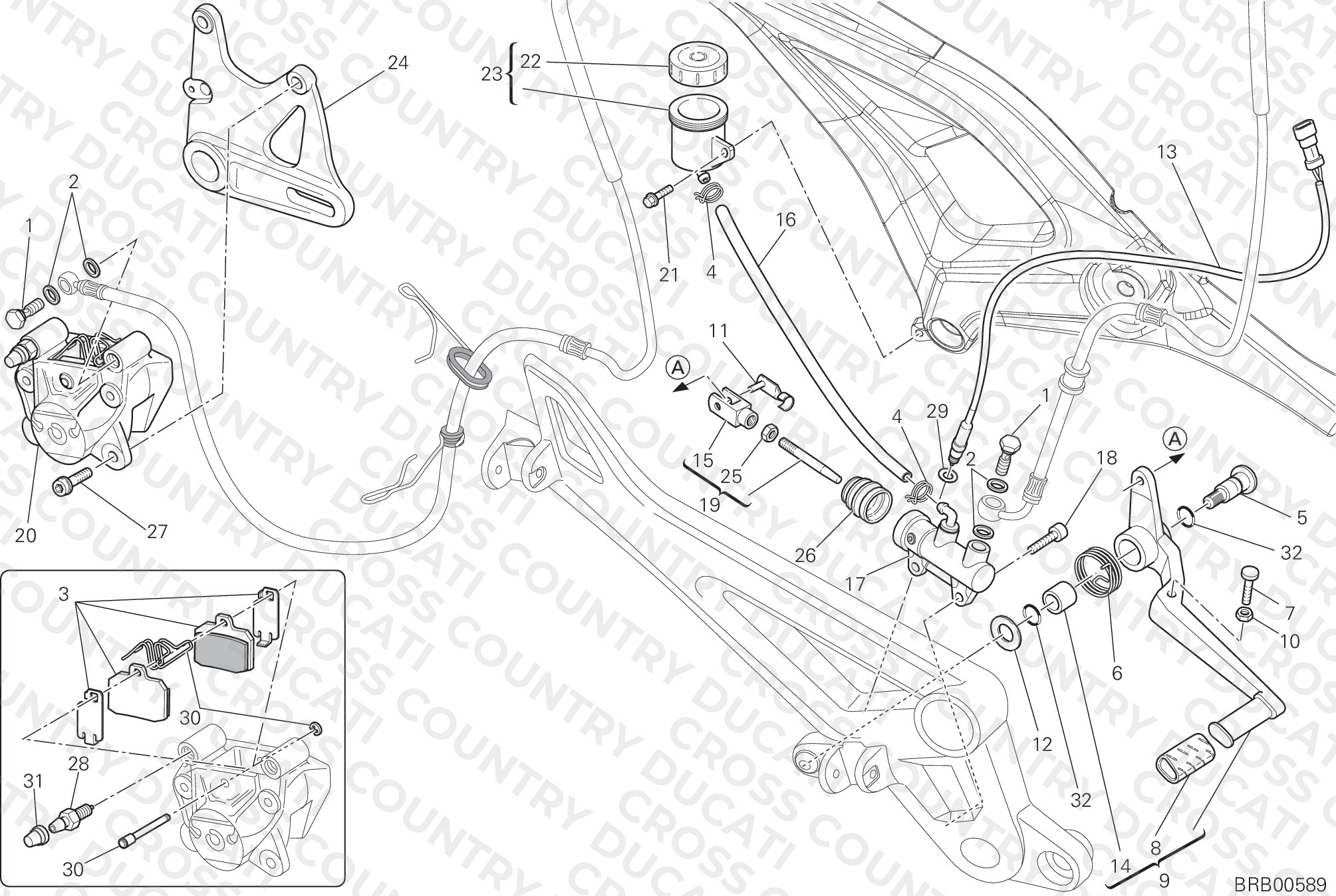 Rear Brake System