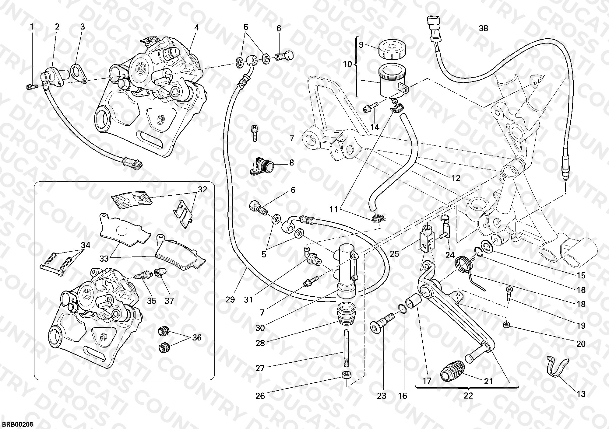 Rear Brake System
