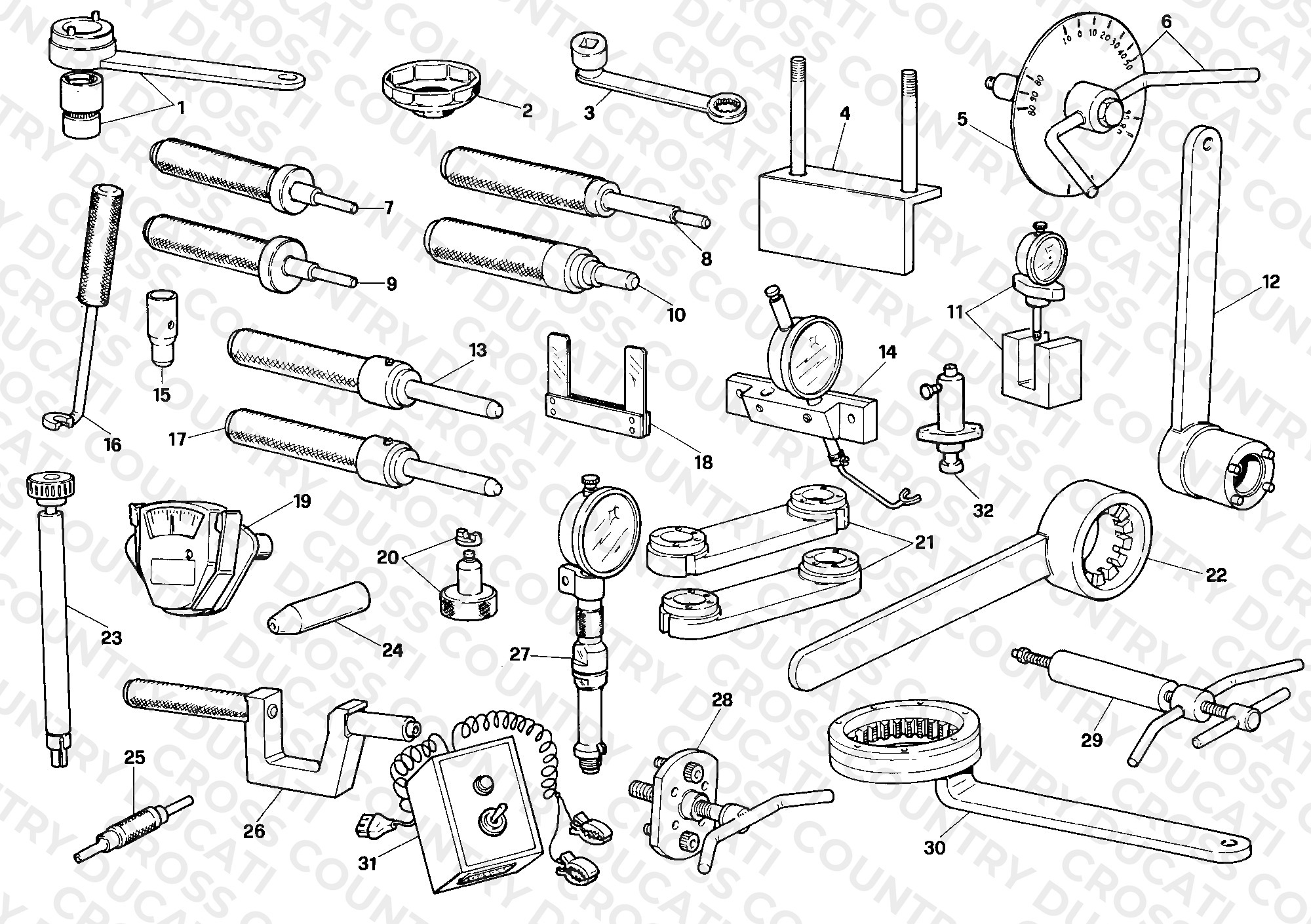 Workshop Service Tools, Engine