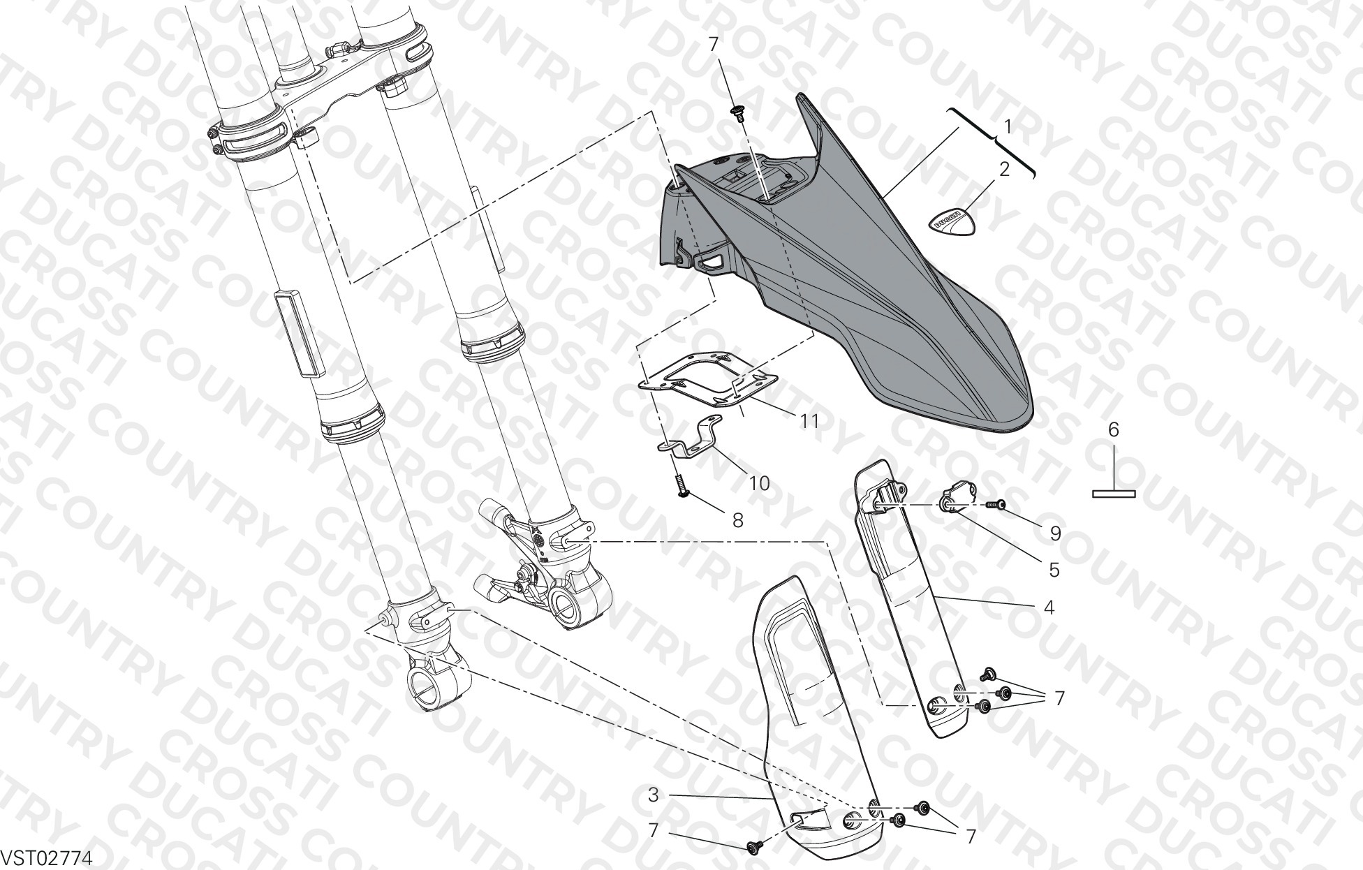 Front Mudguard