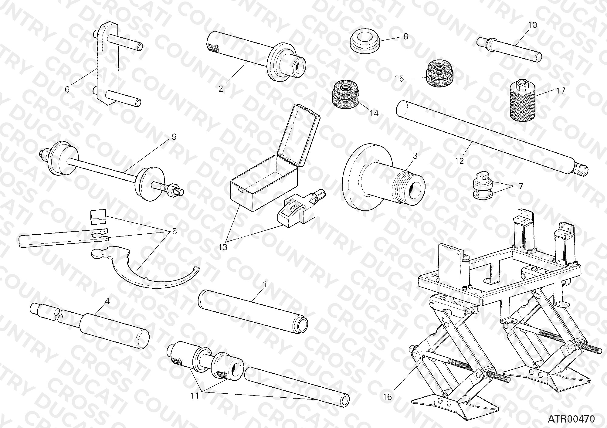 Workshop Service Tools, Frame