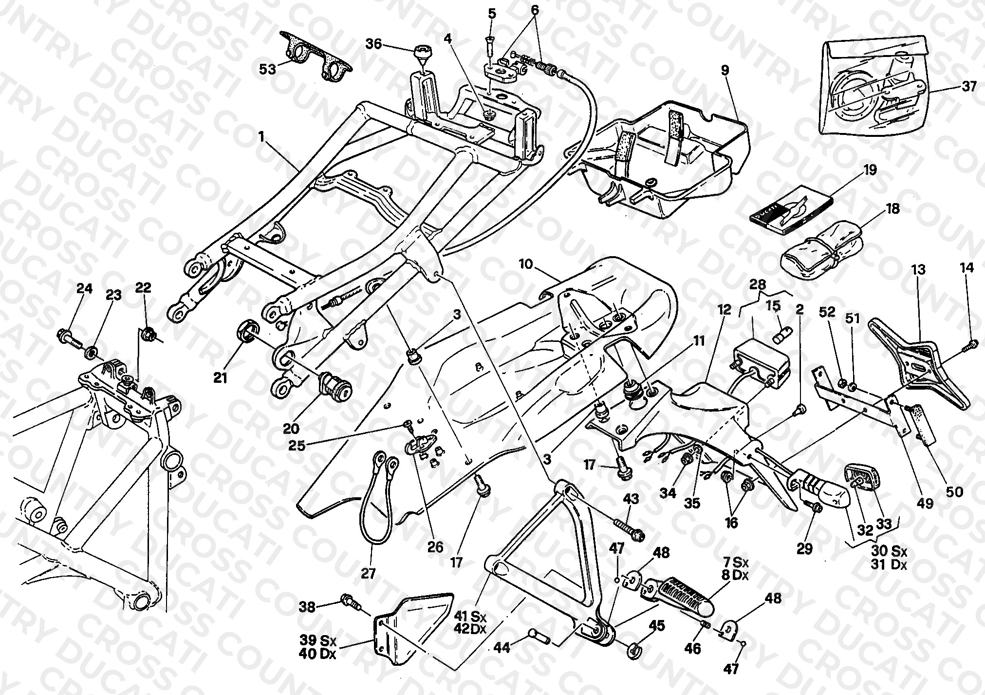 Rear Frame DM003097>