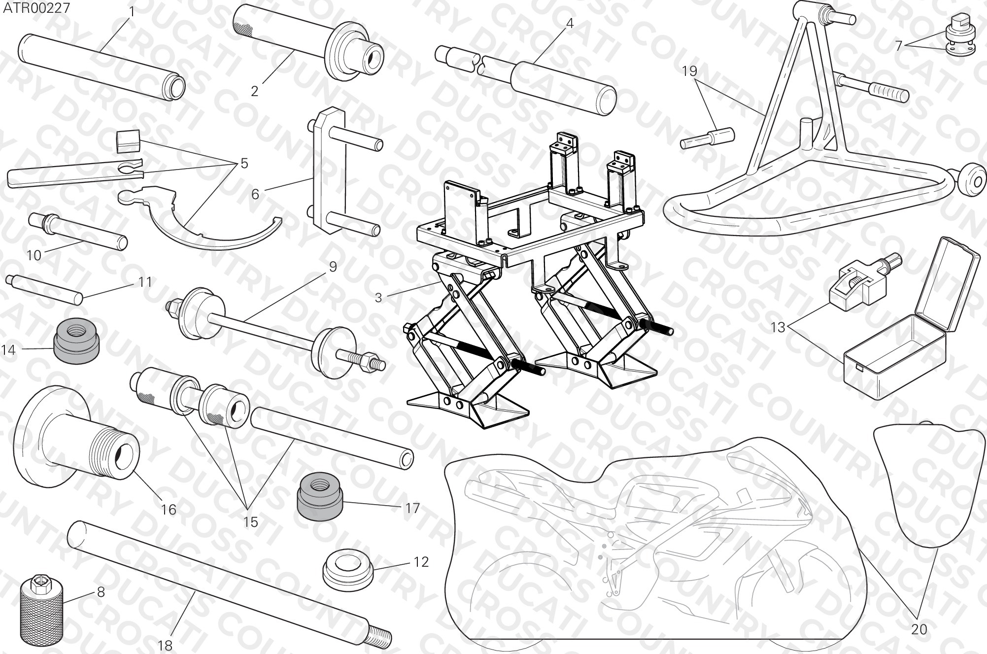 Workshop Service Tools, Frame