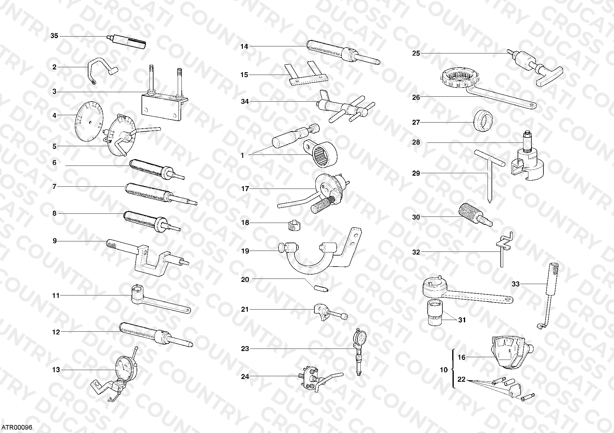 Workshop Service Tools, Engine