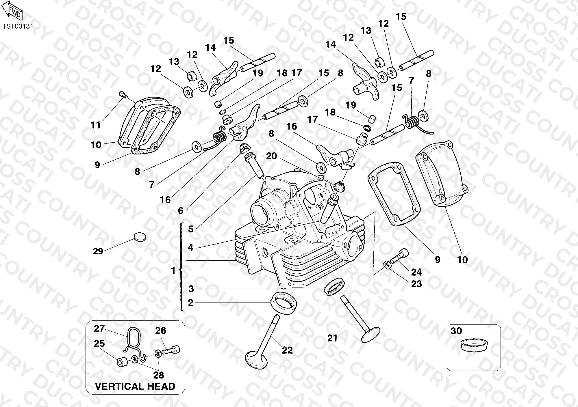 Vertical Cylinder Head