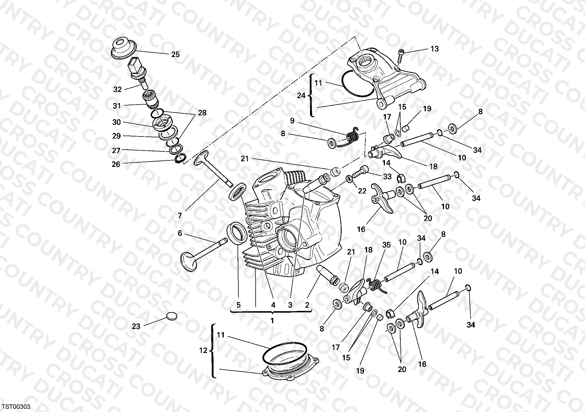 Horizontal Cylinder Head