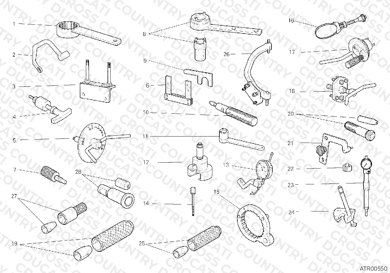 Workshop Service Tools, Engine