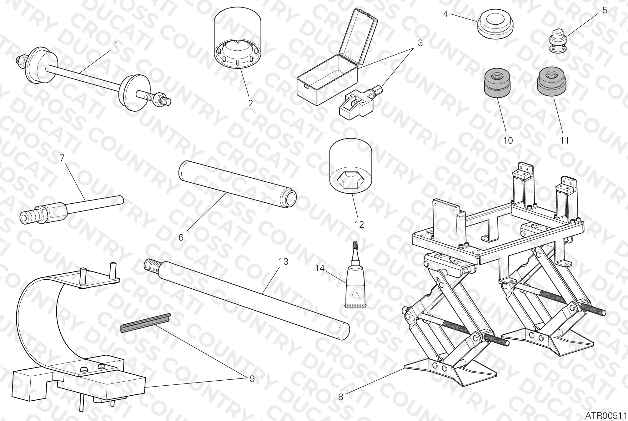 Workshop Service Tools, Frame