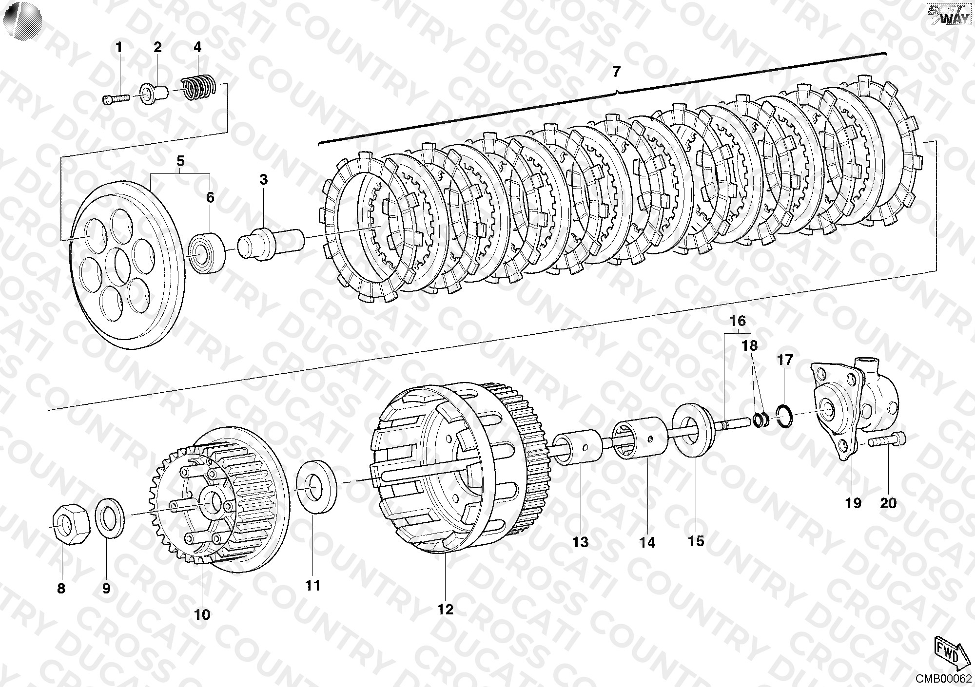 Clutch 5 Speed Single Disk