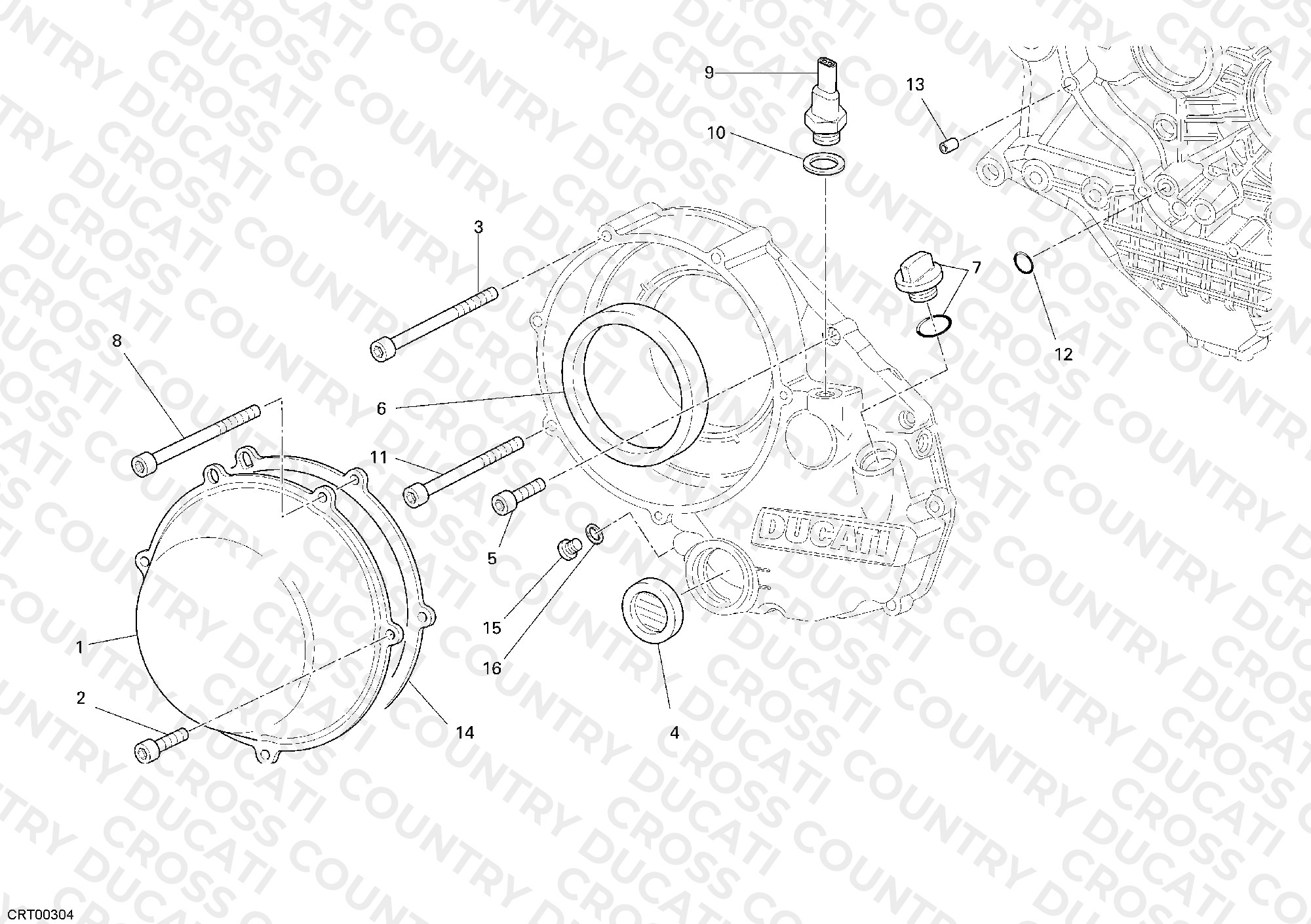 Clutch Cover, Outer