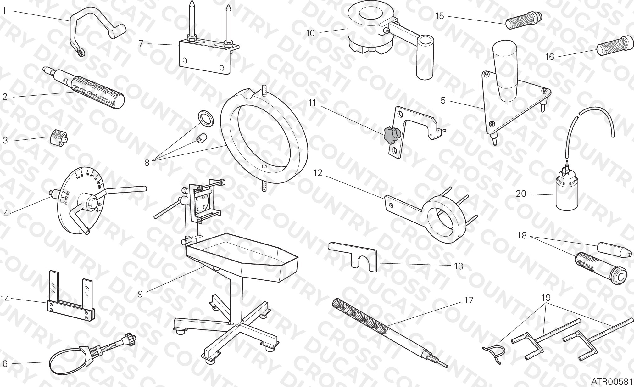 Workshop Service Tools, Engine