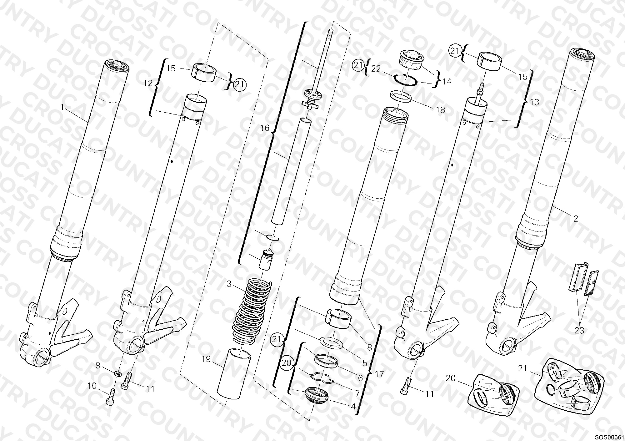 Front Fork Marzocchi