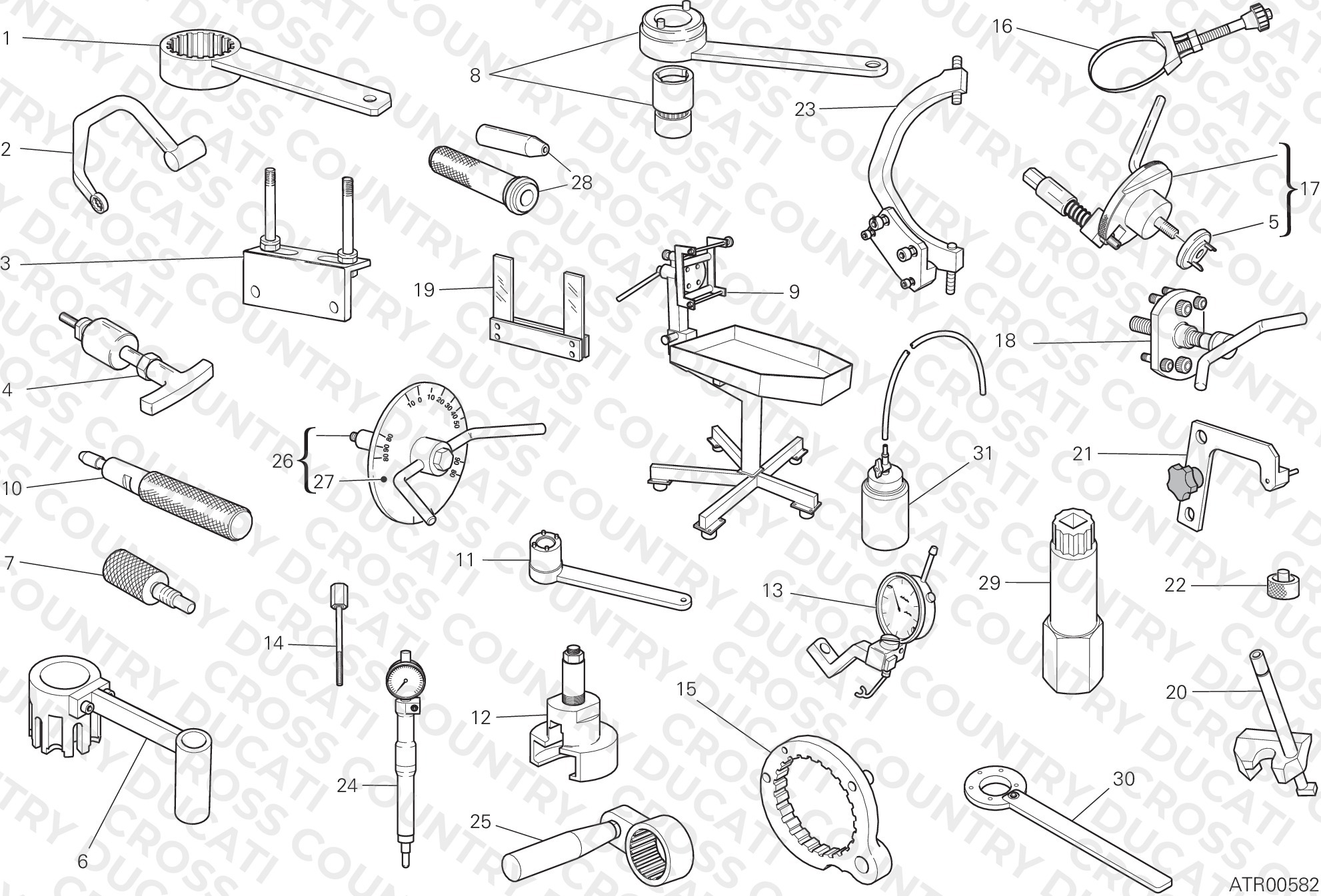 Workshop Service Tools, Engine