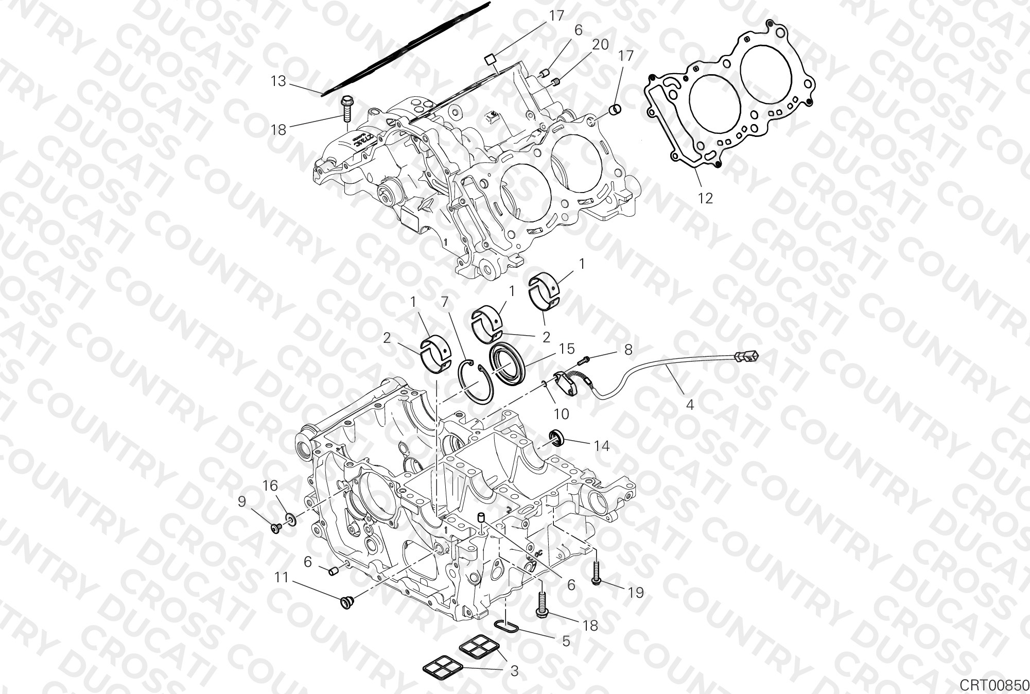 Half-Crankcases Pair