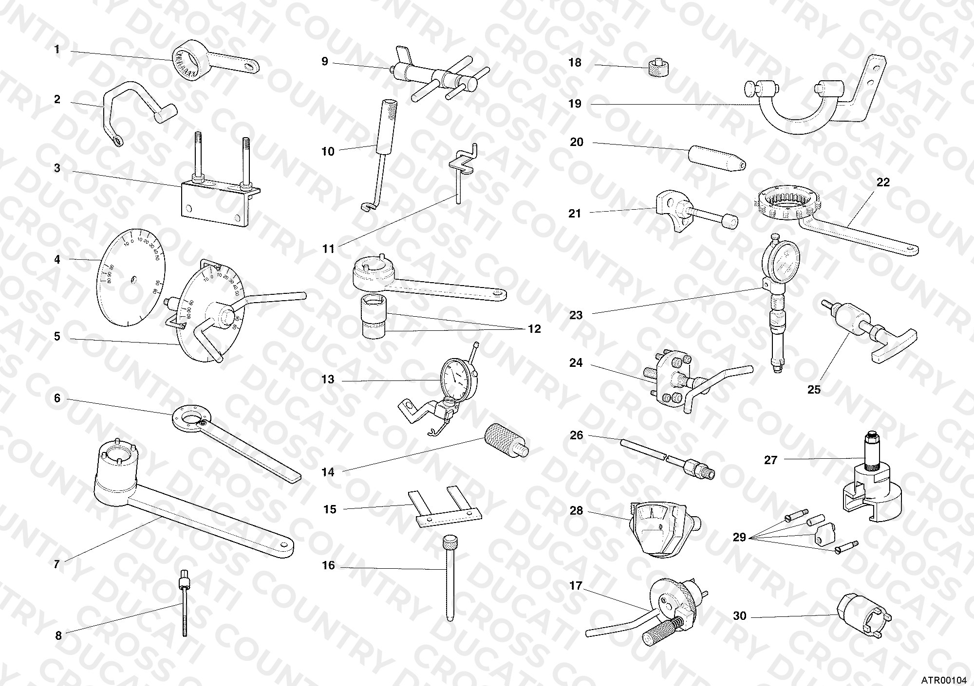 Workshop Service Tools, Engine