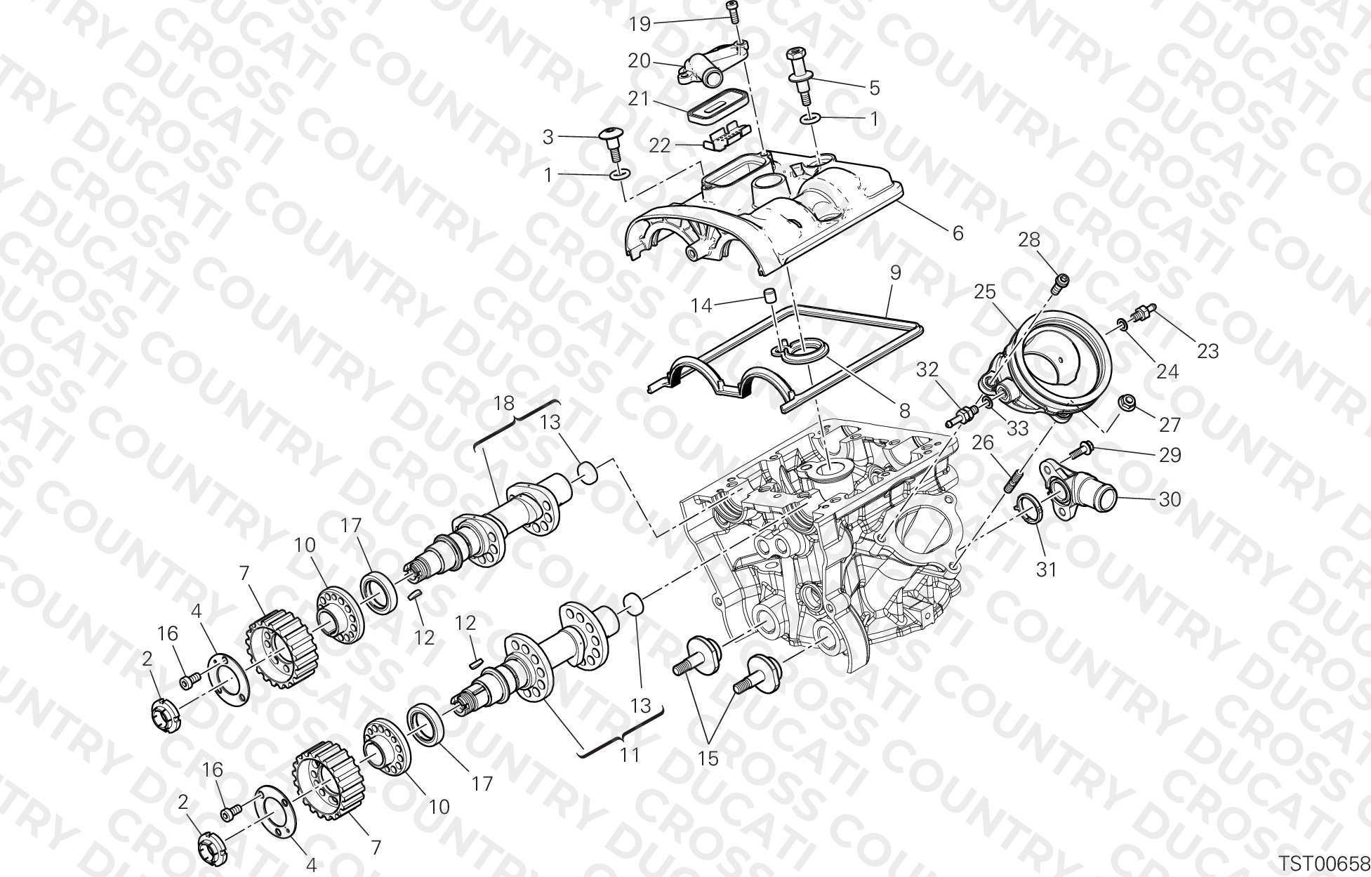 Vertical Cylinder Head - Timing