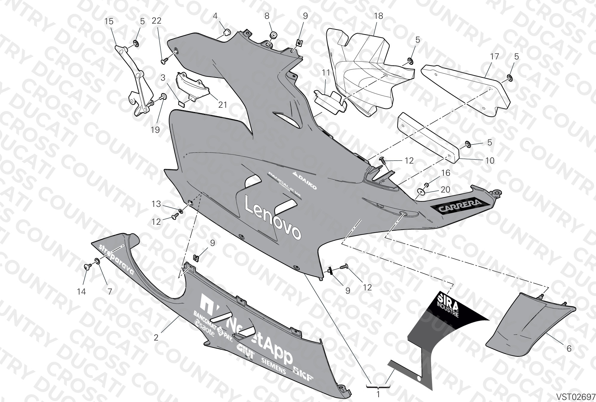 Fairing, Rh
