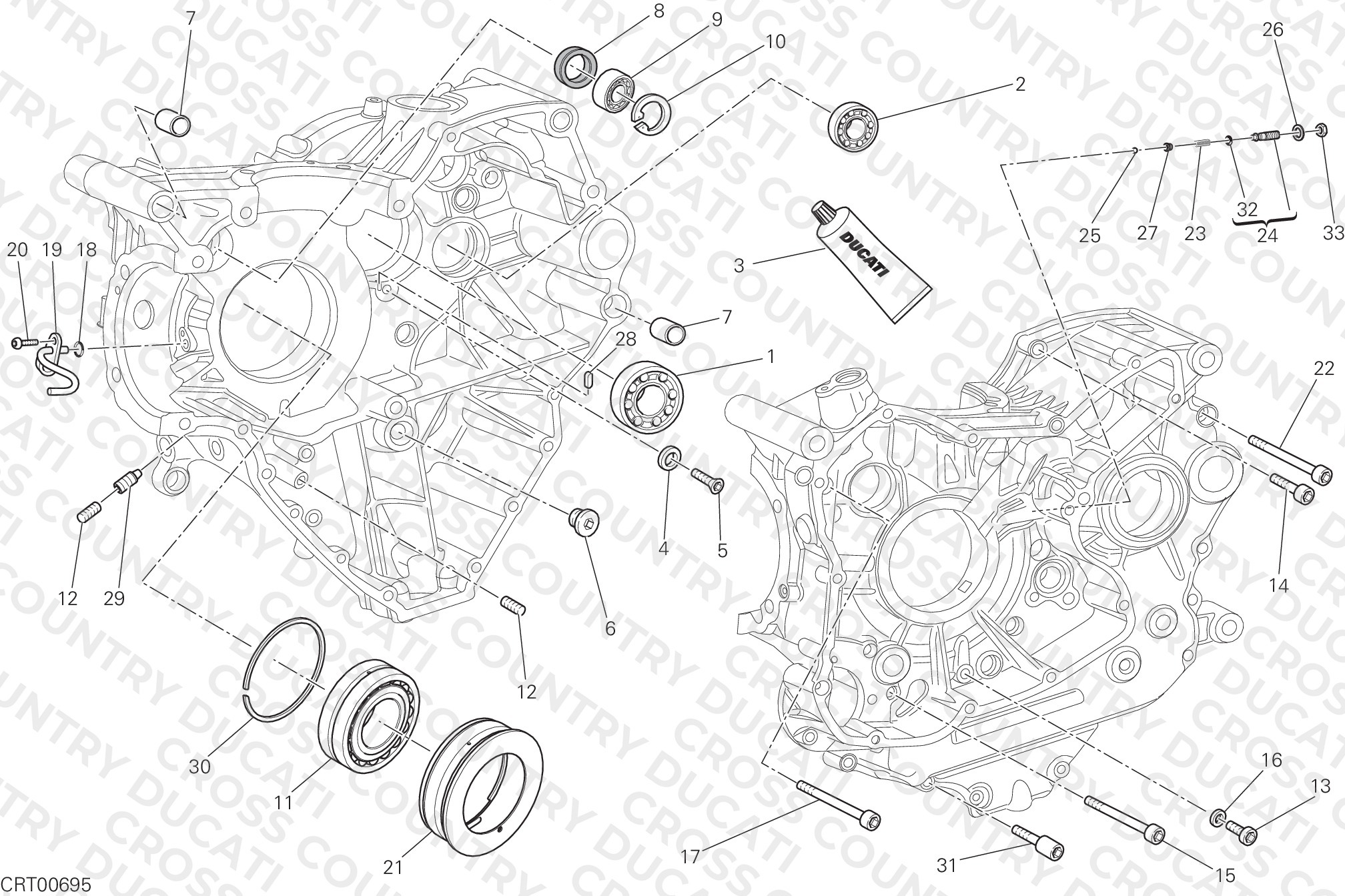Half-Crankcases Pair