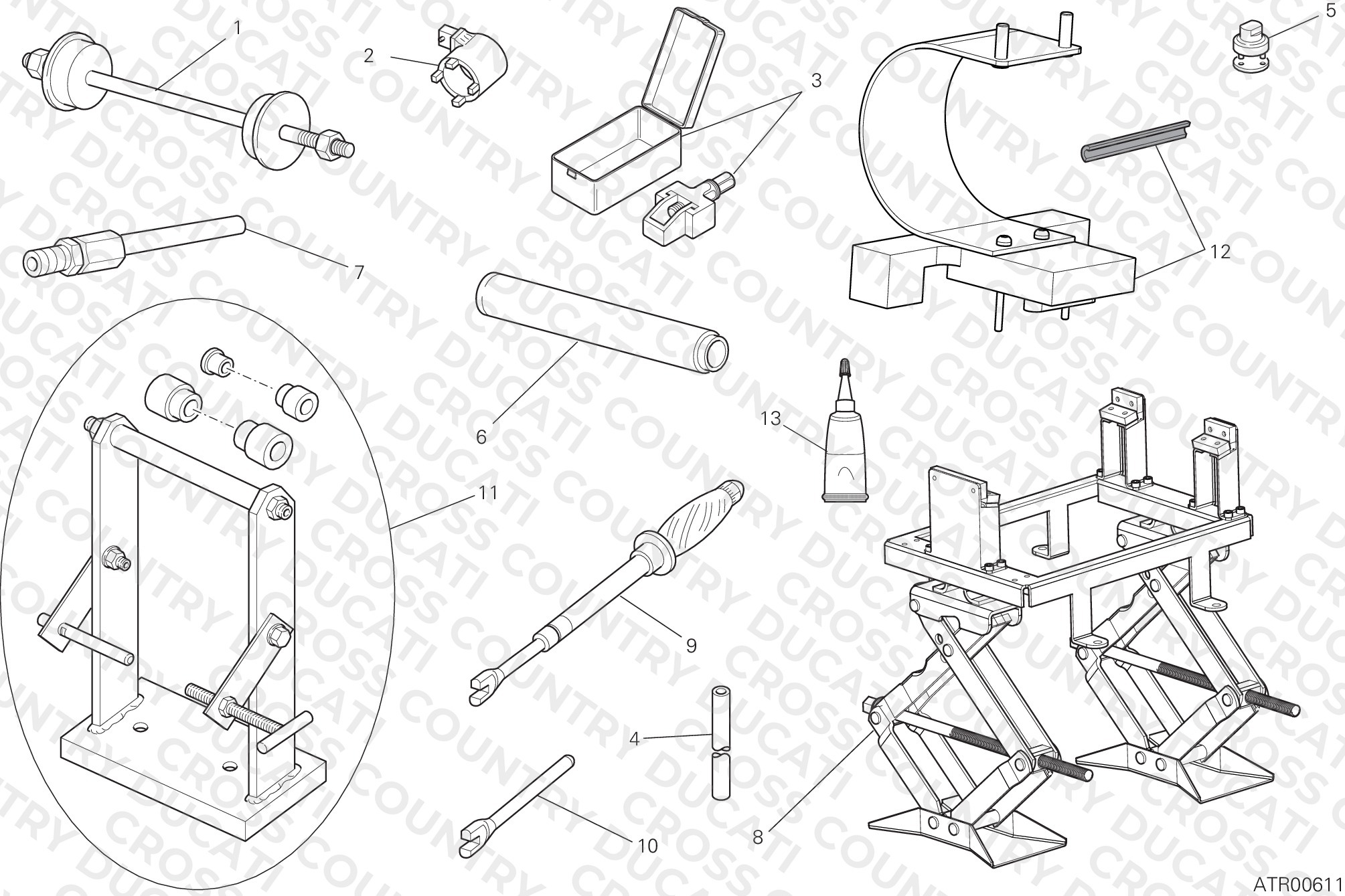Workshop Service Tools, Frame