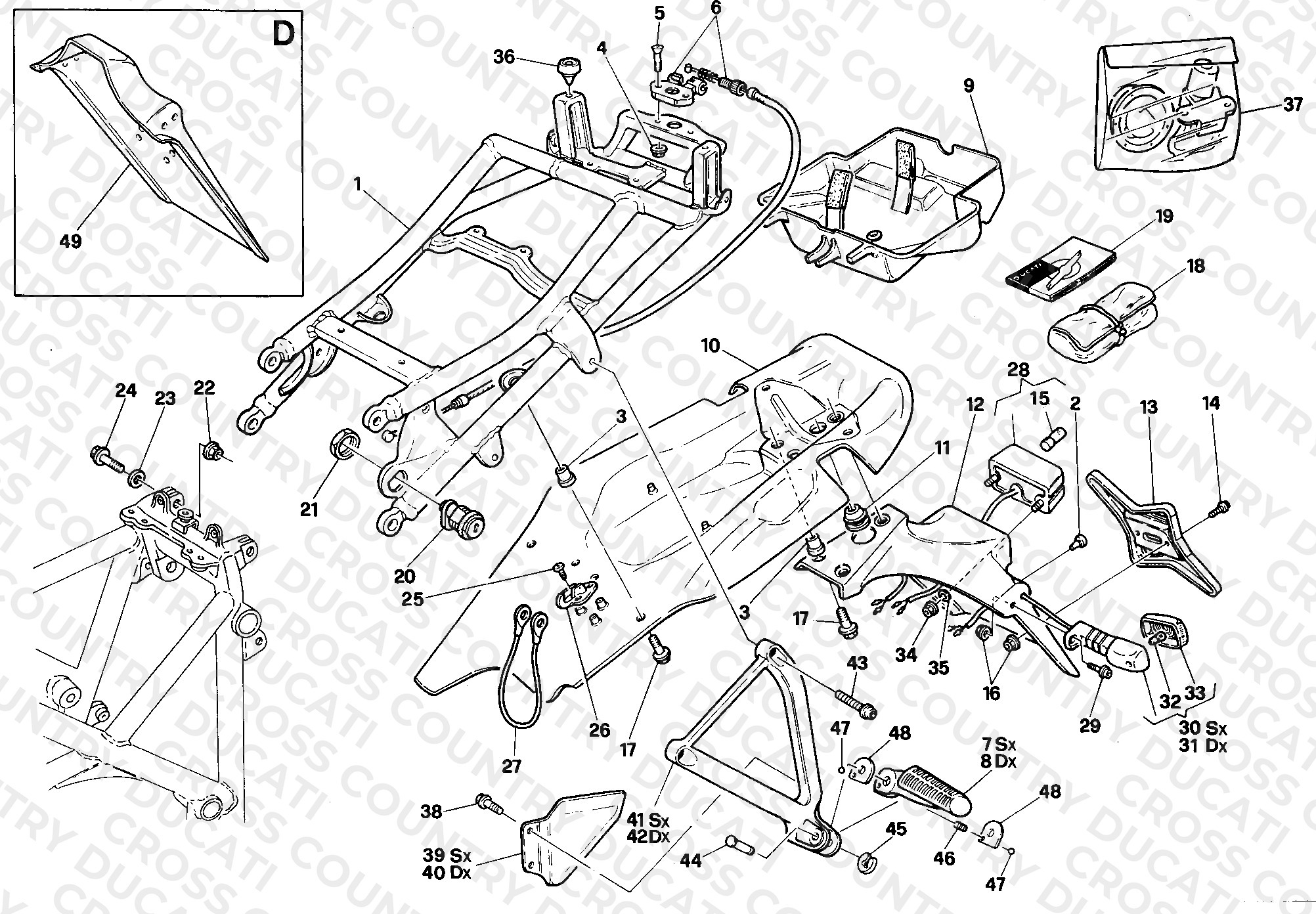 Rear Frame Biposto