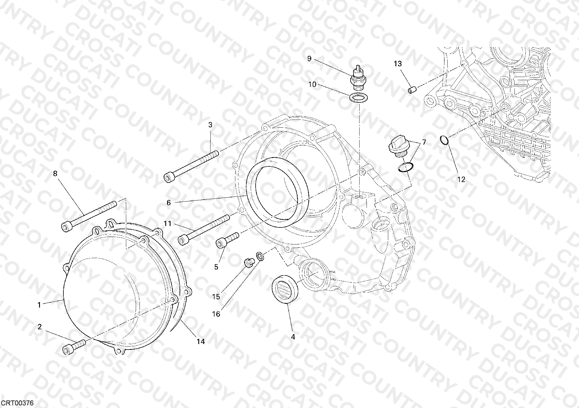 Clutch Cover, Outer