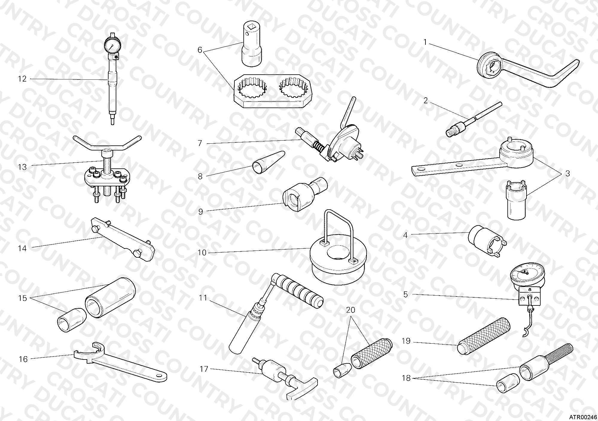 Workshop Service Tools, Engine Ii