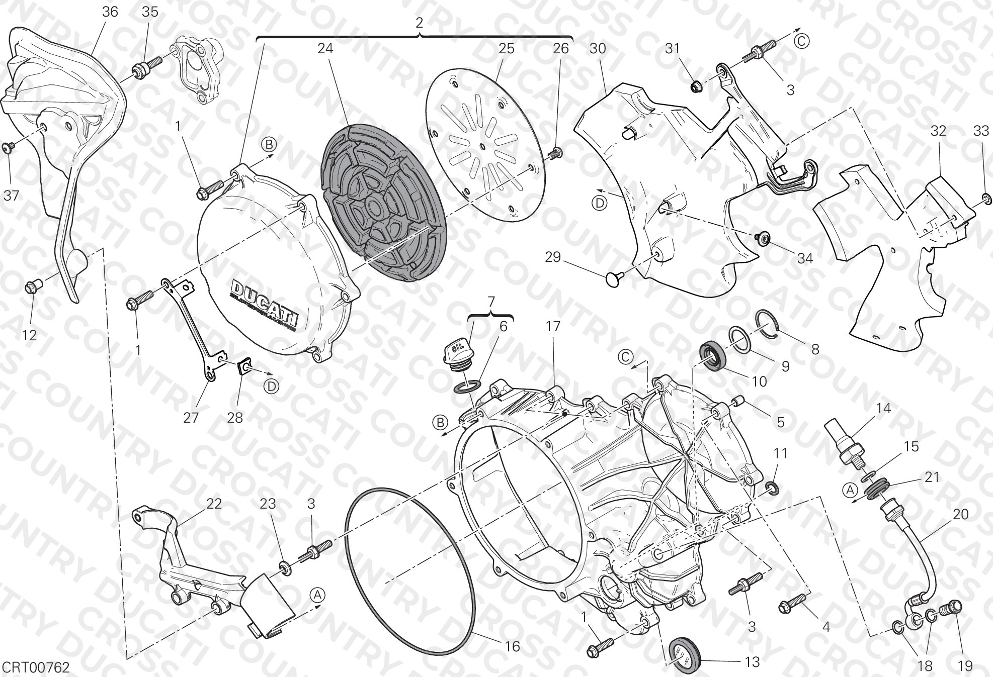 Clutch - Side Crankcase Cover